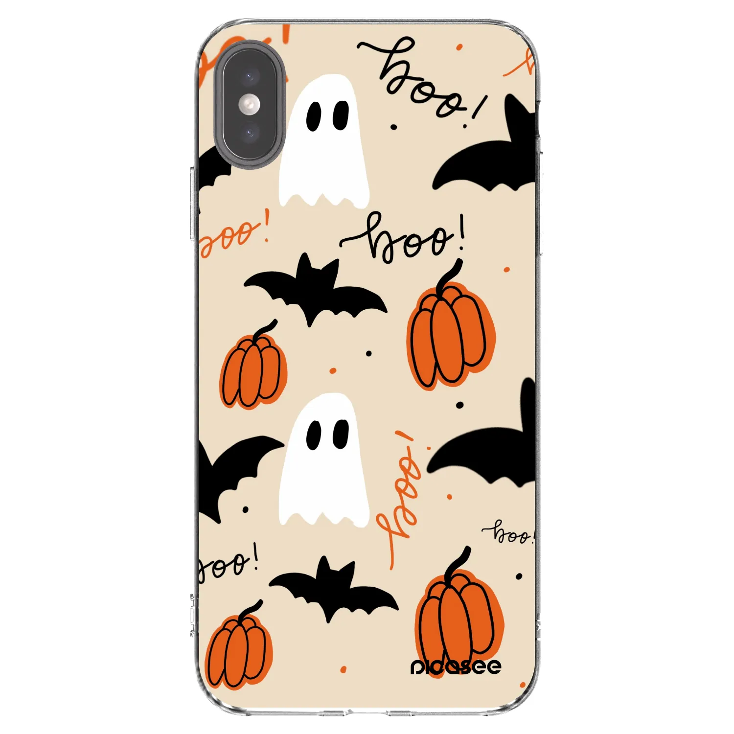 Picasee átlátszó szilikon tok az alábbi mobiltelefonokra Apple iPhone XS Max - Halloween 26