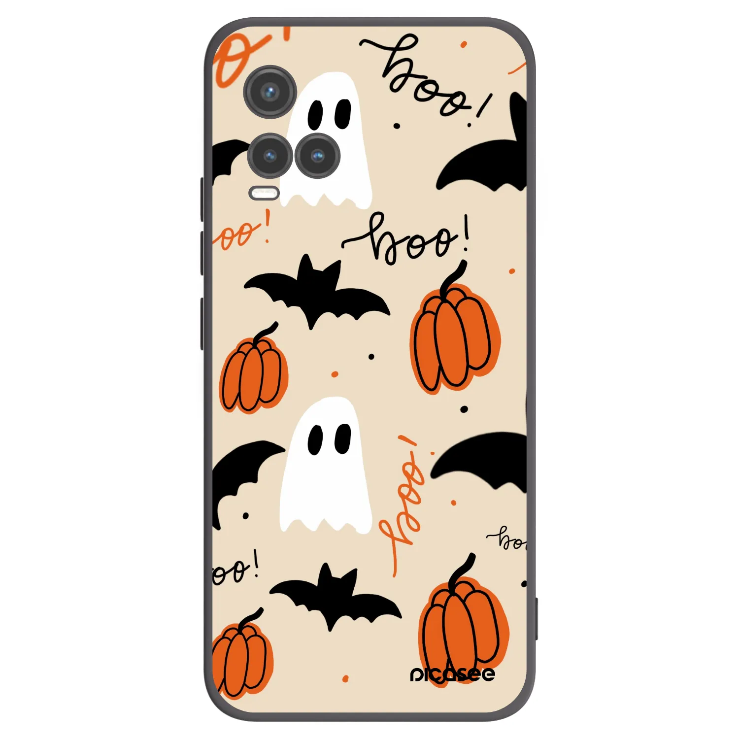 Picasee fekete szilikon tok az alábbi mobiltelefonokra Vivo Y33s - Halloween 26