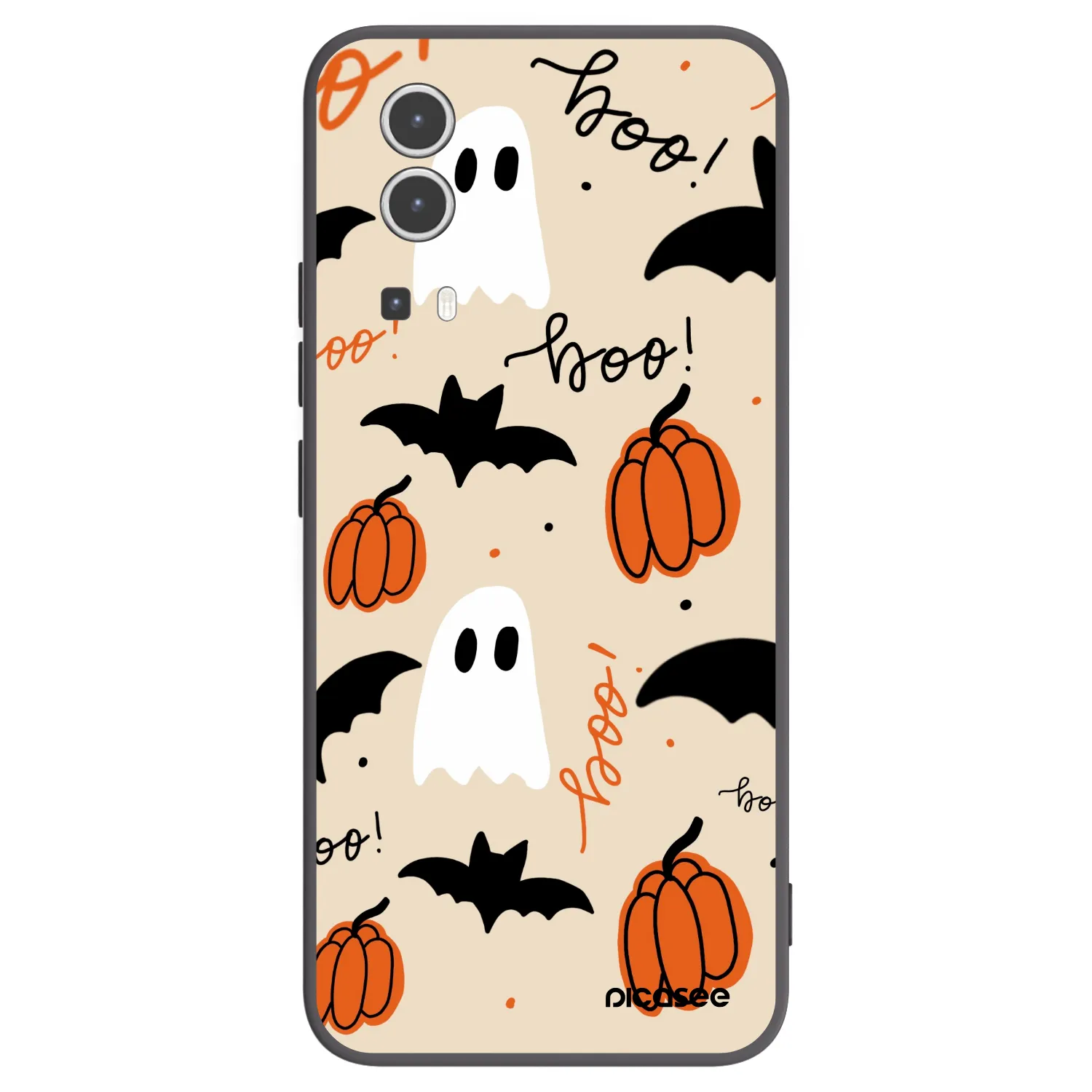 Picasee fekete szilikon tok az alábbi mobiltelefonokra Vivo Y72 5G - Halloween 26