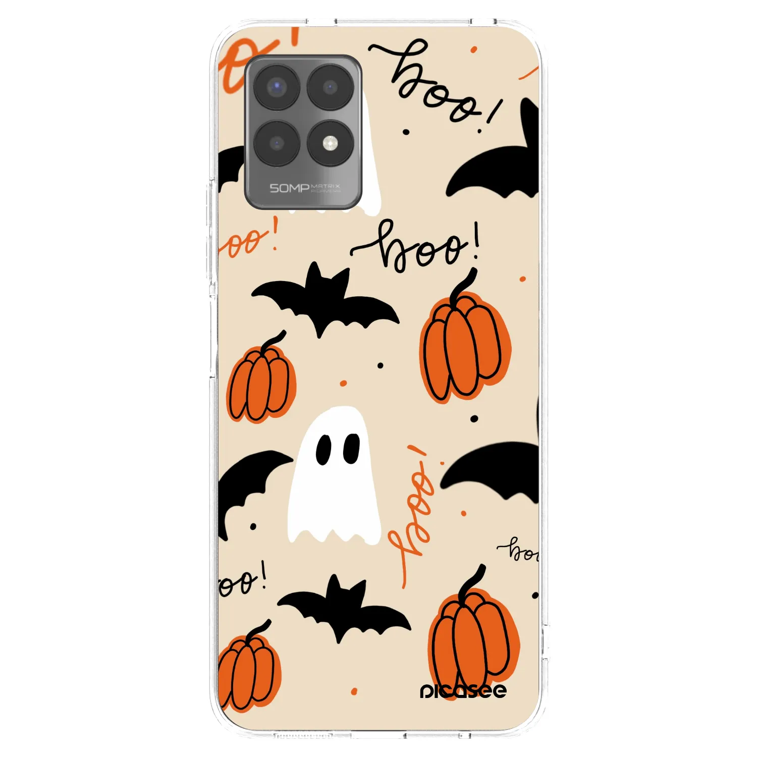 Picasee átlátszó szilikon tok az alábbi mobiltelefonokra Realme 8i - Halloween 26