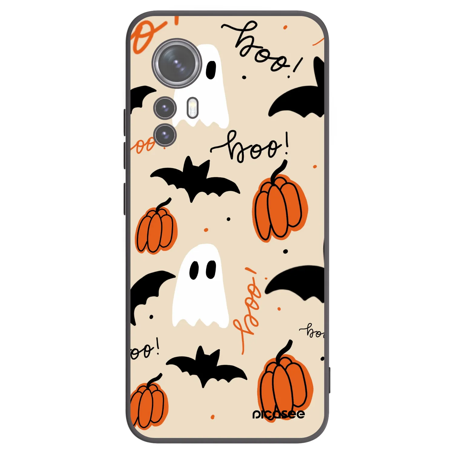 Picasee fekete szilikon tok az alábbi mobiltelefonokra Xiaomi 12 - Halloween 26