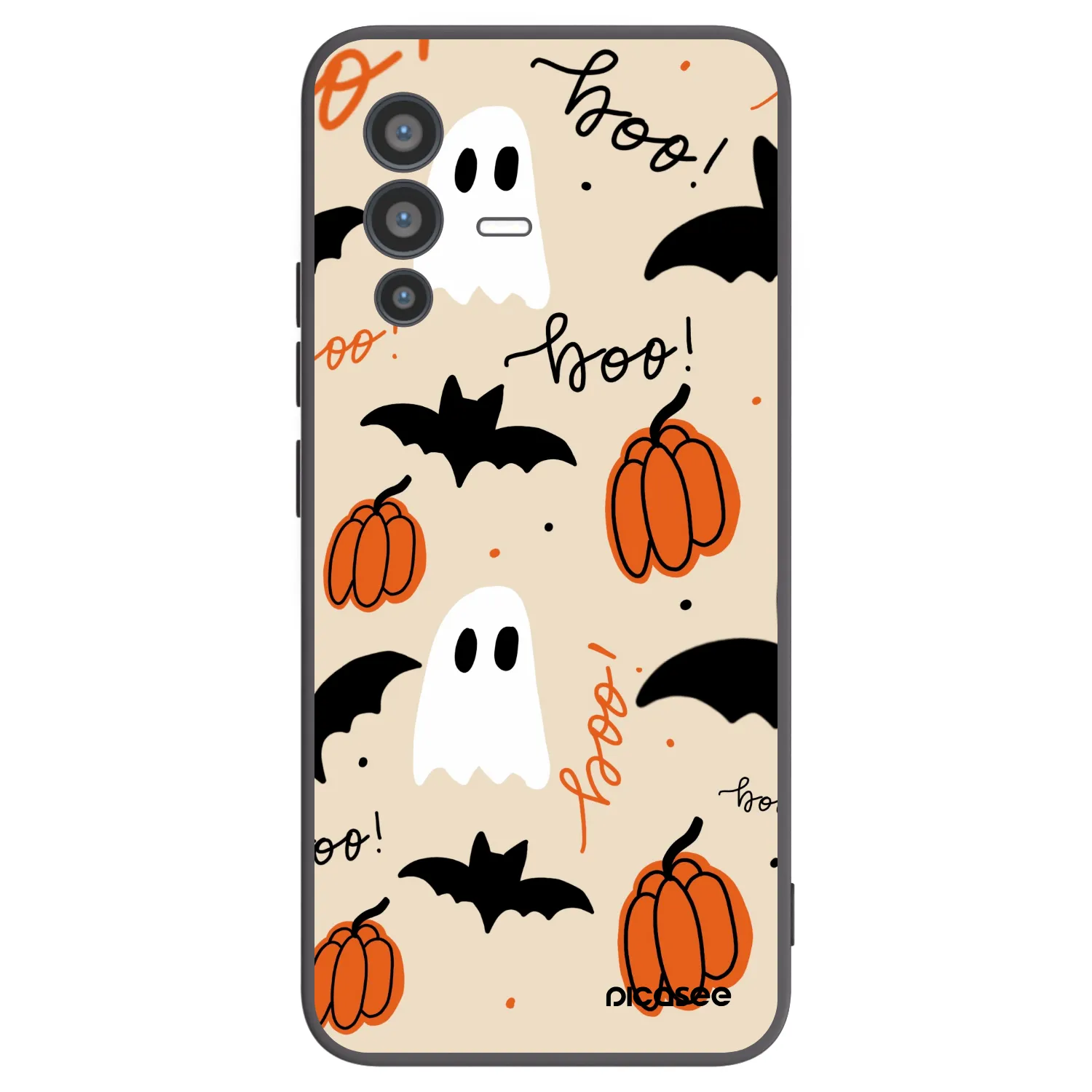 Picasee fekete szilikon tok az alábbi mobiltelefonokra Vivo V23 5G - Halloween 26