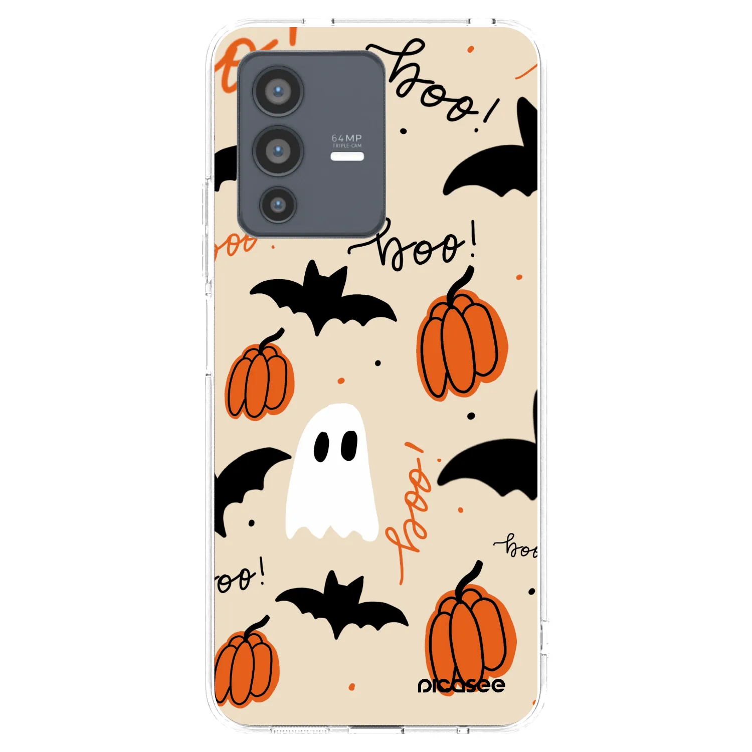 Picasee átlátszó szilikon tok az alábbi mobiltelefonokra Vivo V23 5G - Halloween 26