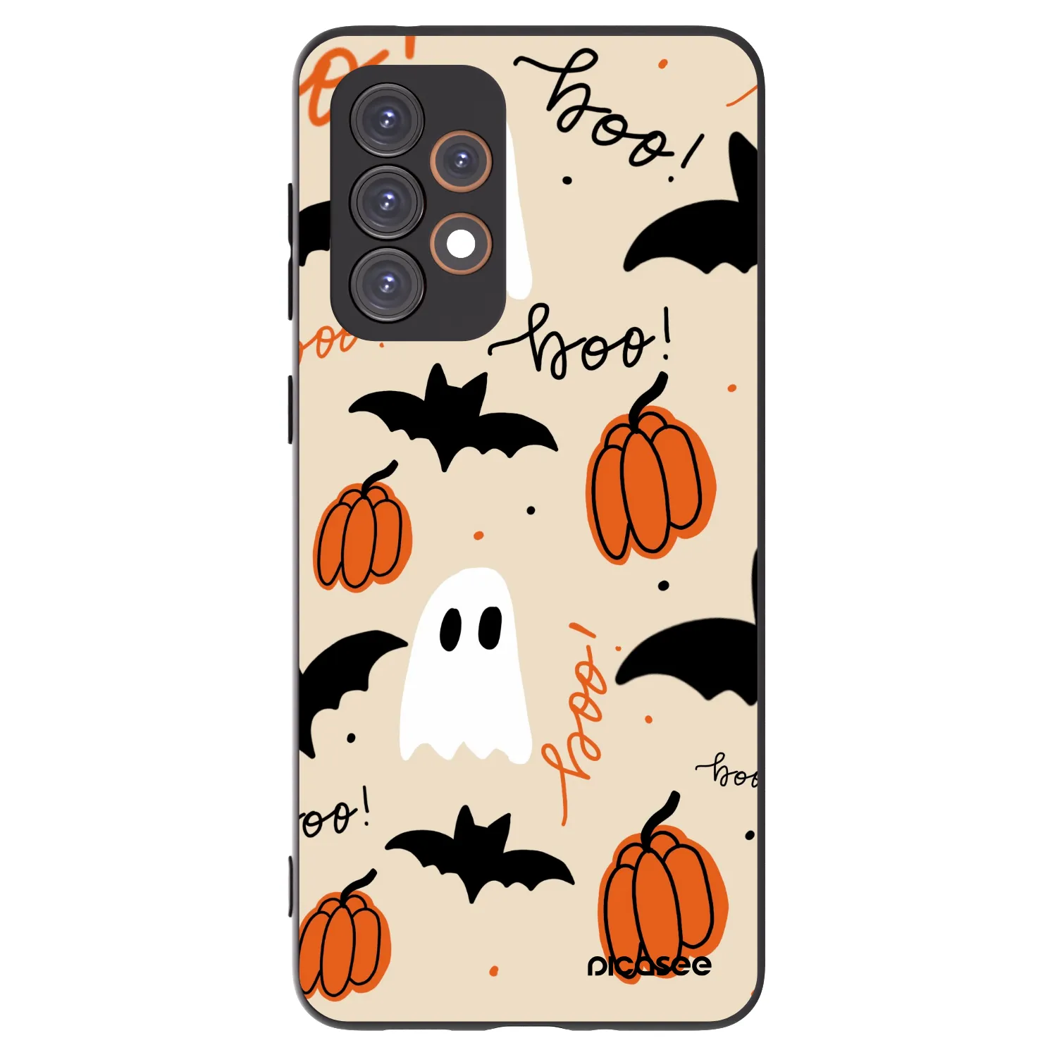 Picasee fekete szilikon tok az alábbi mobiltelefonokra Samsung Galaxy A33 5G A336 - Halloween 26