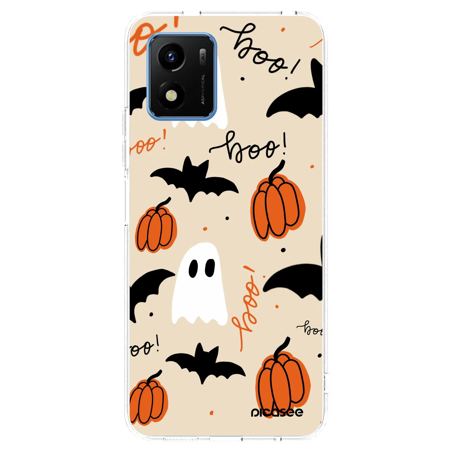 Picasee átlátszó szilikon tok az alábbi mobiltelefonokra Vivo Y01 - Halloween 26