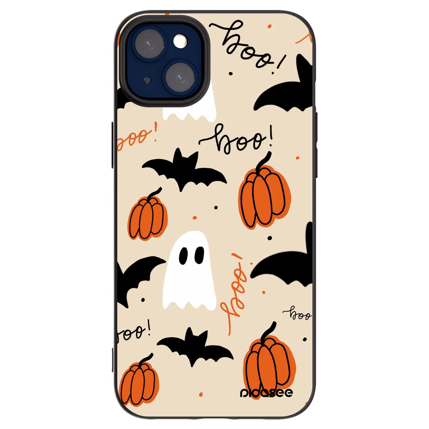 Picasee fekete szilikon tok az alábbi mobiltelefonokra Apple iPhone 14 Plus - Halloween 26