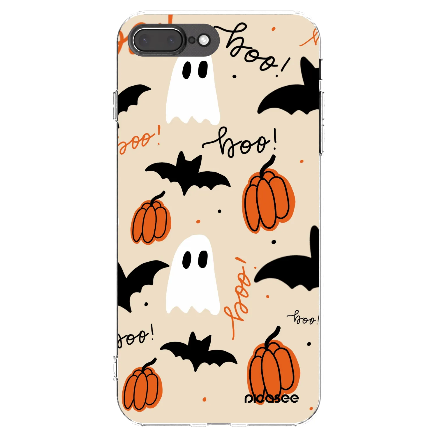 Picasee átlátszó szilikon tok az alábbi mobiltelefonokra Apple iPhone 8 Plus - Halloween 26