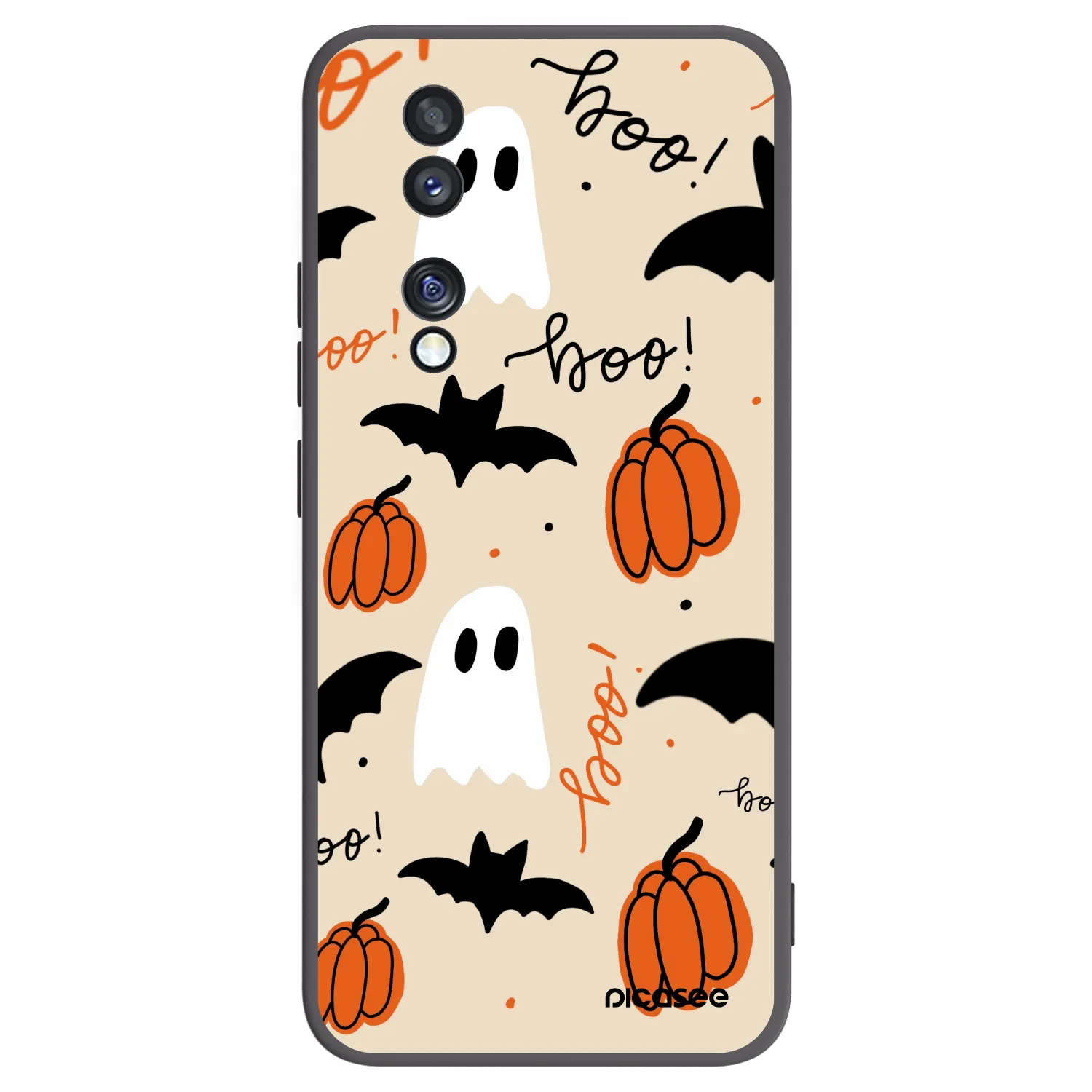 Picasee fekete szilikon tok az alábbi mobiltelefonokra Honor 70 - Halloween 26