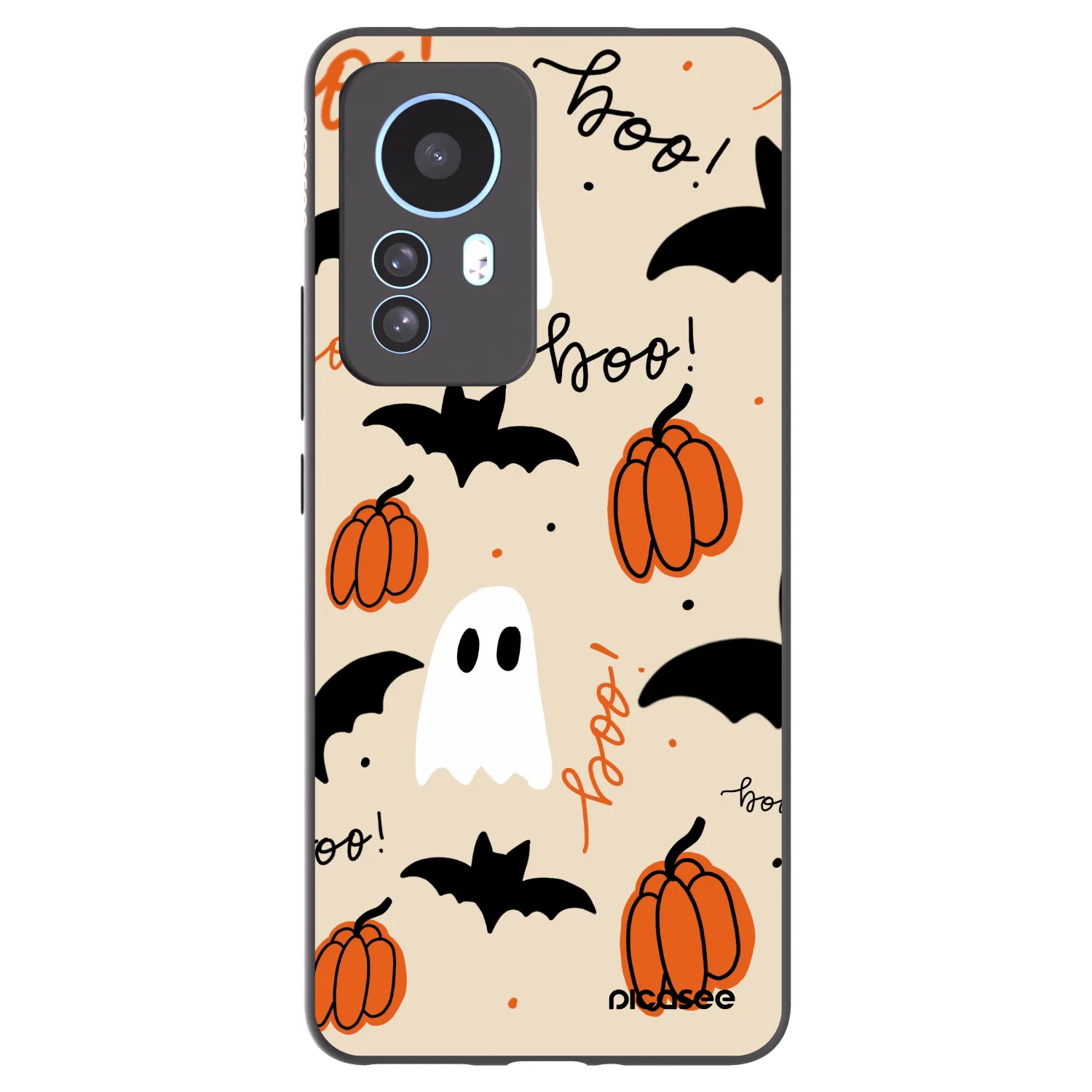Picasee fekete szilikon tok az alábbi mobiltelefonokra Xiaomi 12T Pro - Halloween 26