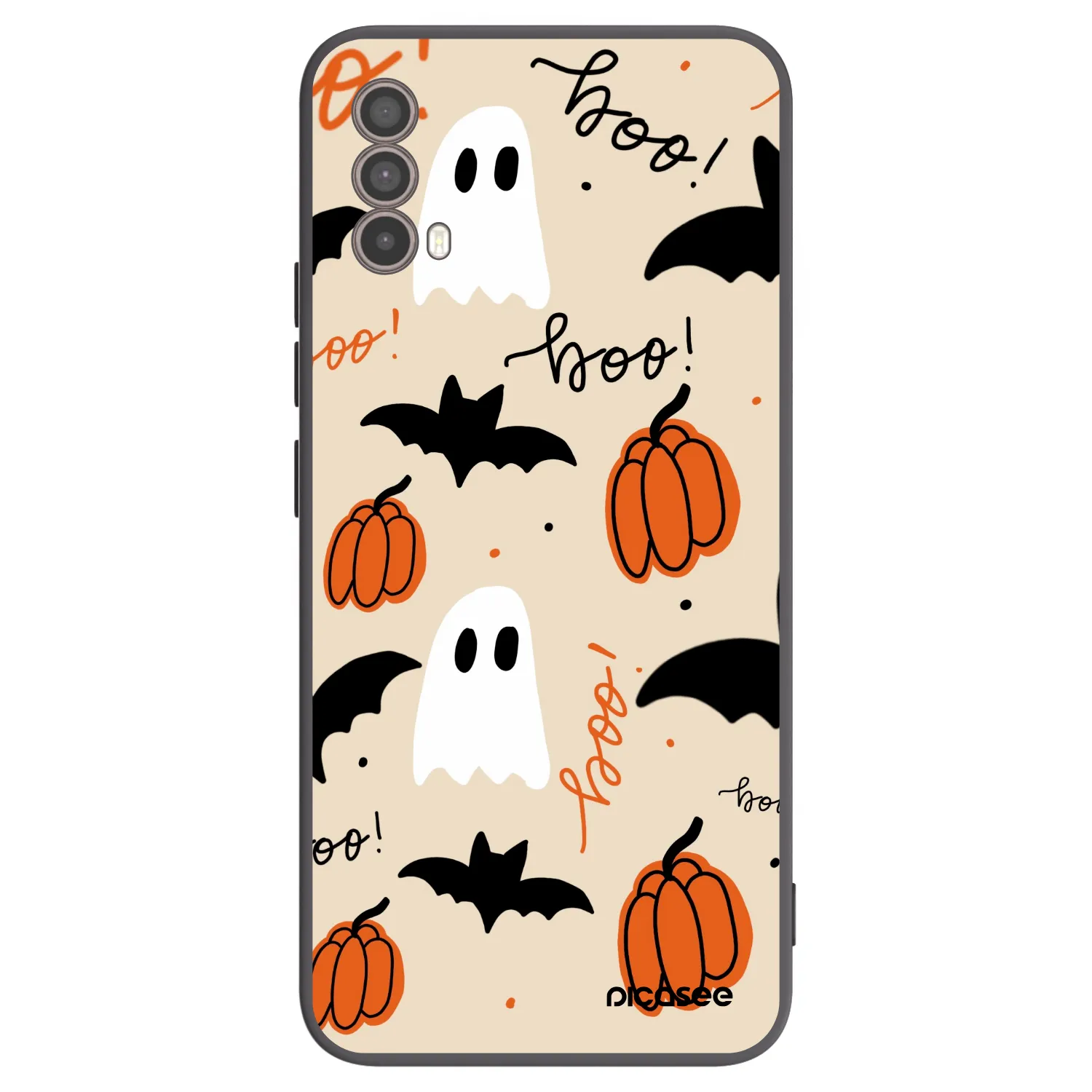 Picasee fekete szilikon tok az alábbi mobiltelefonokra Motorola Moto E40 - Halloween 26