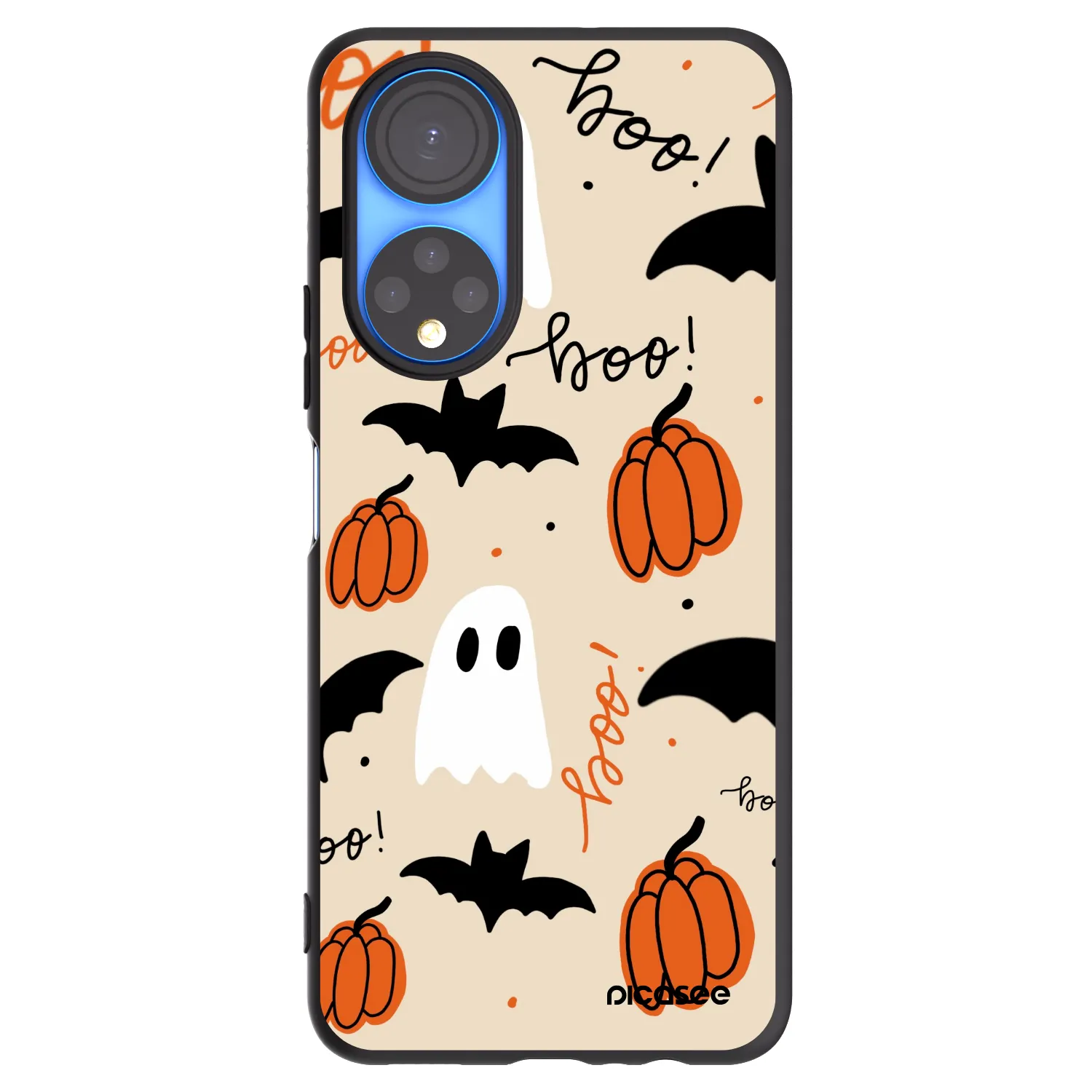 Picasee fekete szilikon tok az alábbi mobiltelefonokra Honor X7 - Halloween 26