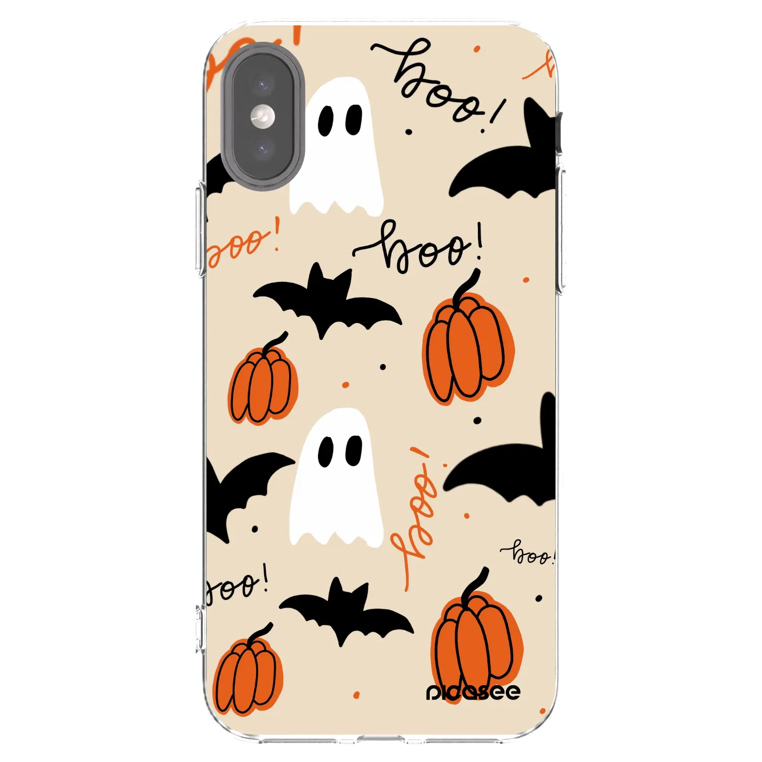 Picasee átlátszó szilikon tok az alábbi mobiltelefonokra Apple iPhone X/XS - Halloween 26