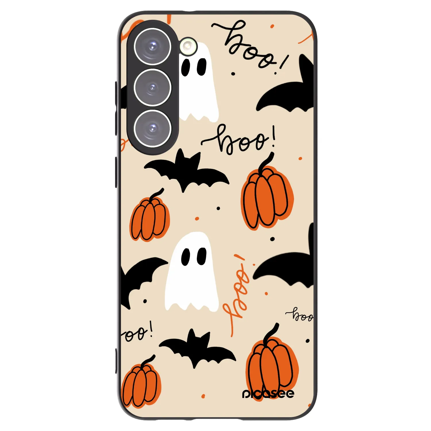 Picasee fekete szilikon tok az alábbi mobiltelefonokra Samsung Galaxy S23+ 5G - Halloween 26