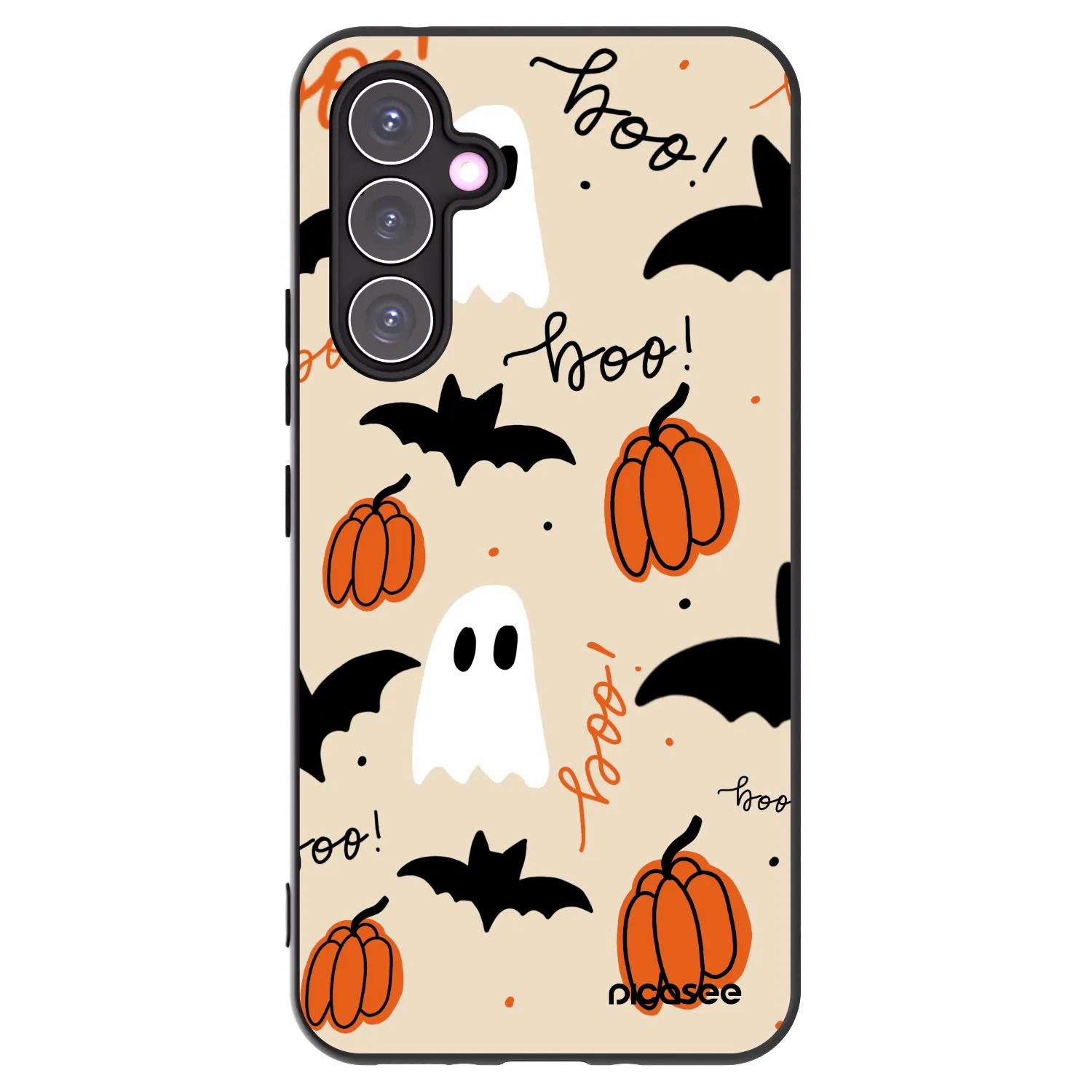 Picasee fekete szilikon tok az alábbi mobiltelefonokra Samsung Galaxy A54 5G A546B - Halloween 26