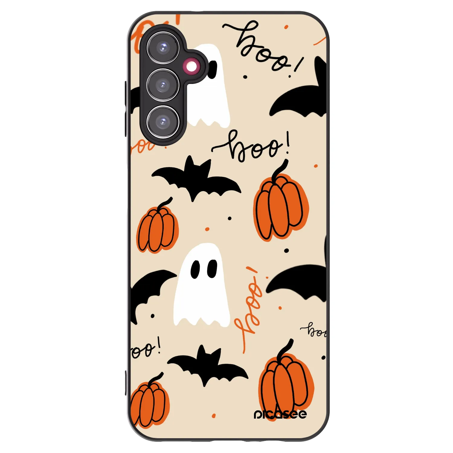 Picasee fekete szilikon tok az alábbi mobiltelefonokra Samsung Galaxy A14 5G A146P - Halloween 26