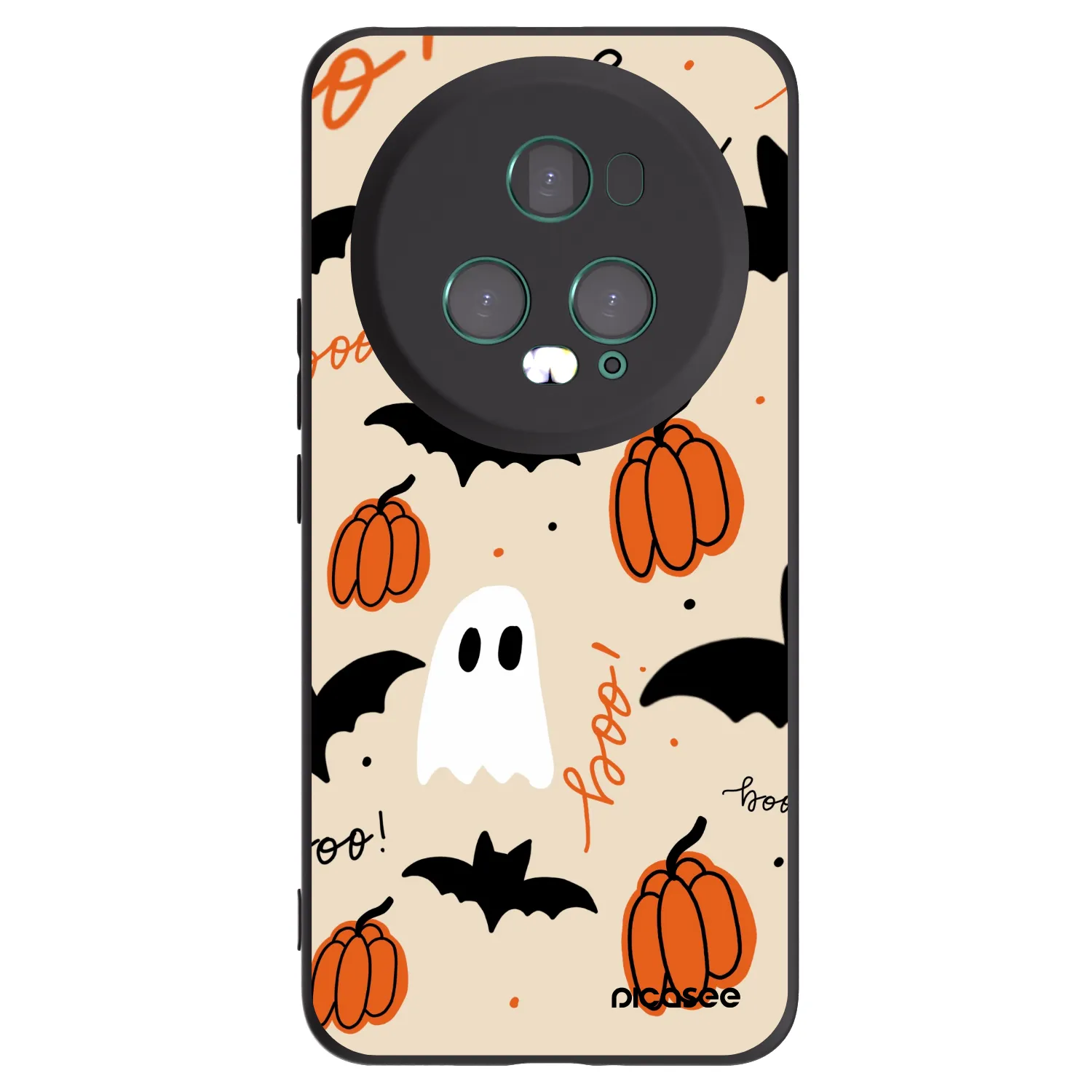 Picasee fekete szilikon tok az alábbi mobiltelefonokra Honor Magic5 Pro - Halloween 26