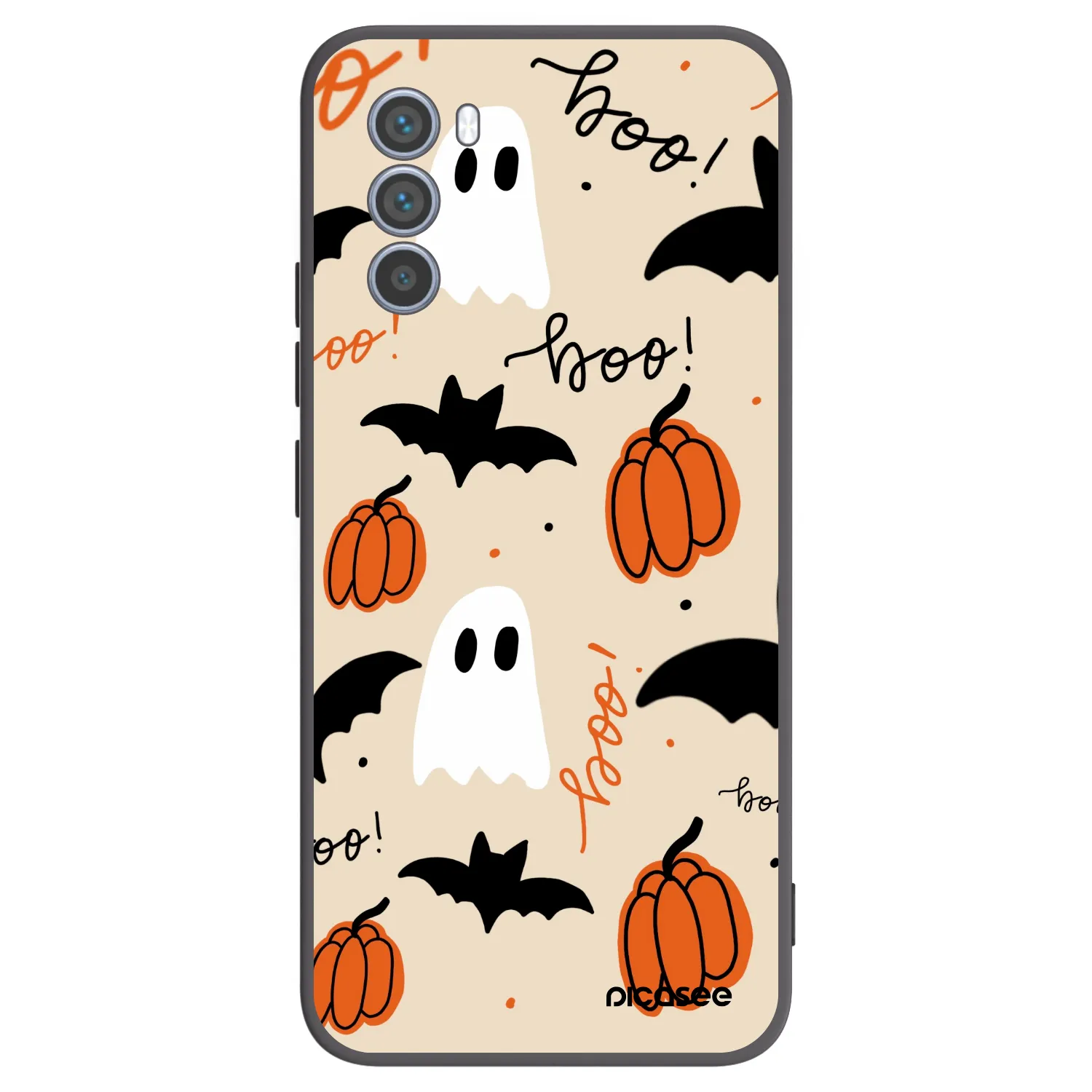 Picasee fekete szilikon tok az alábbi mobiltelefonokra Motorola Moto G62 - Halloween 26
