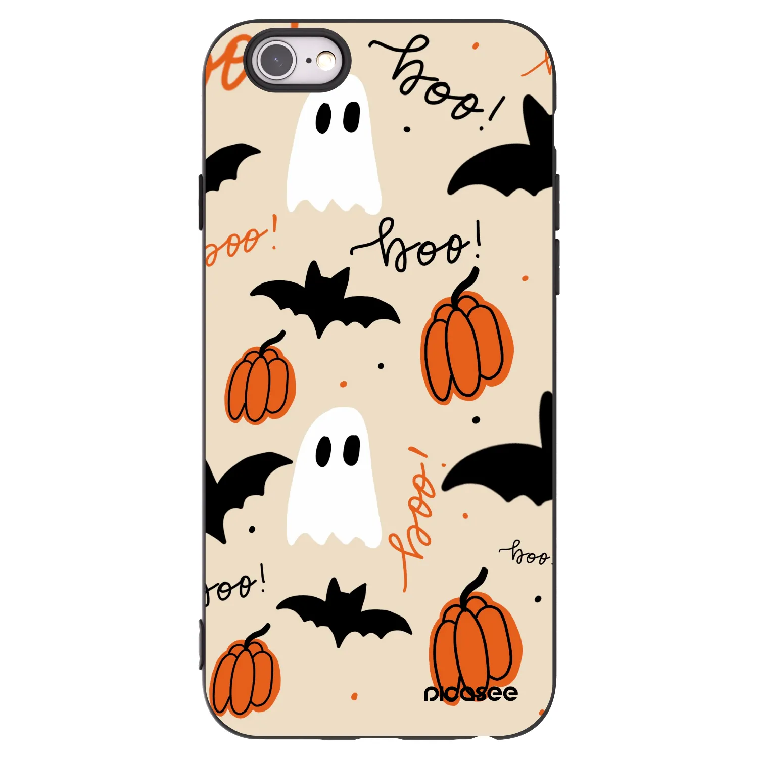 Picasee fekete szilikon tok az alábbi mobiltelefonokra Apple iPhone 6/6S - Halloween 26