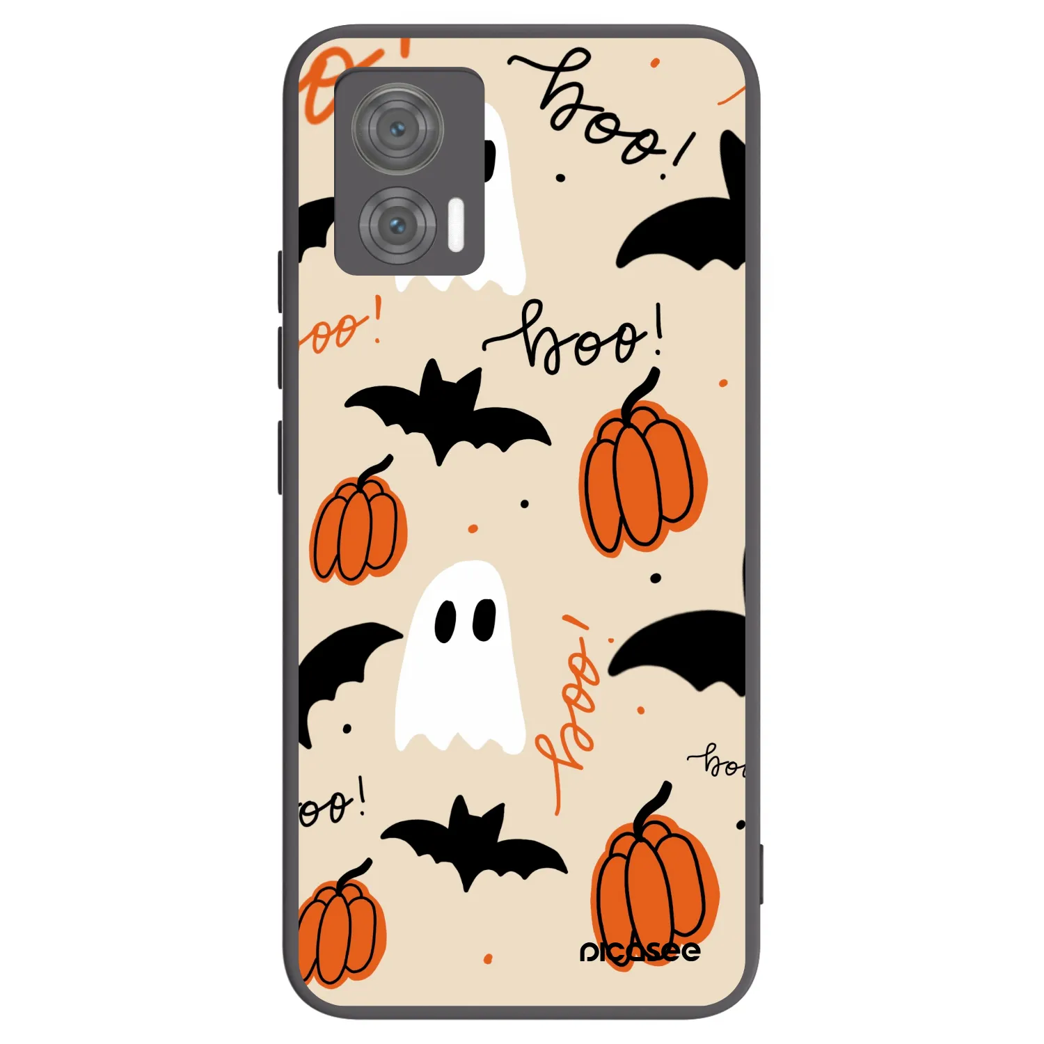 Picasee fekete szilikon tok az alábbi mobiltelefonokra Motorola Edge 30 Neo - Halloween 26