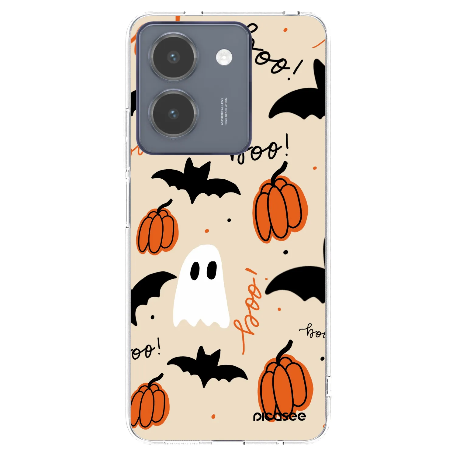 Picasee átlátszó szilikon tok az alábbi mobiltelefonokra Vivo Y36 4G - Halloween 26