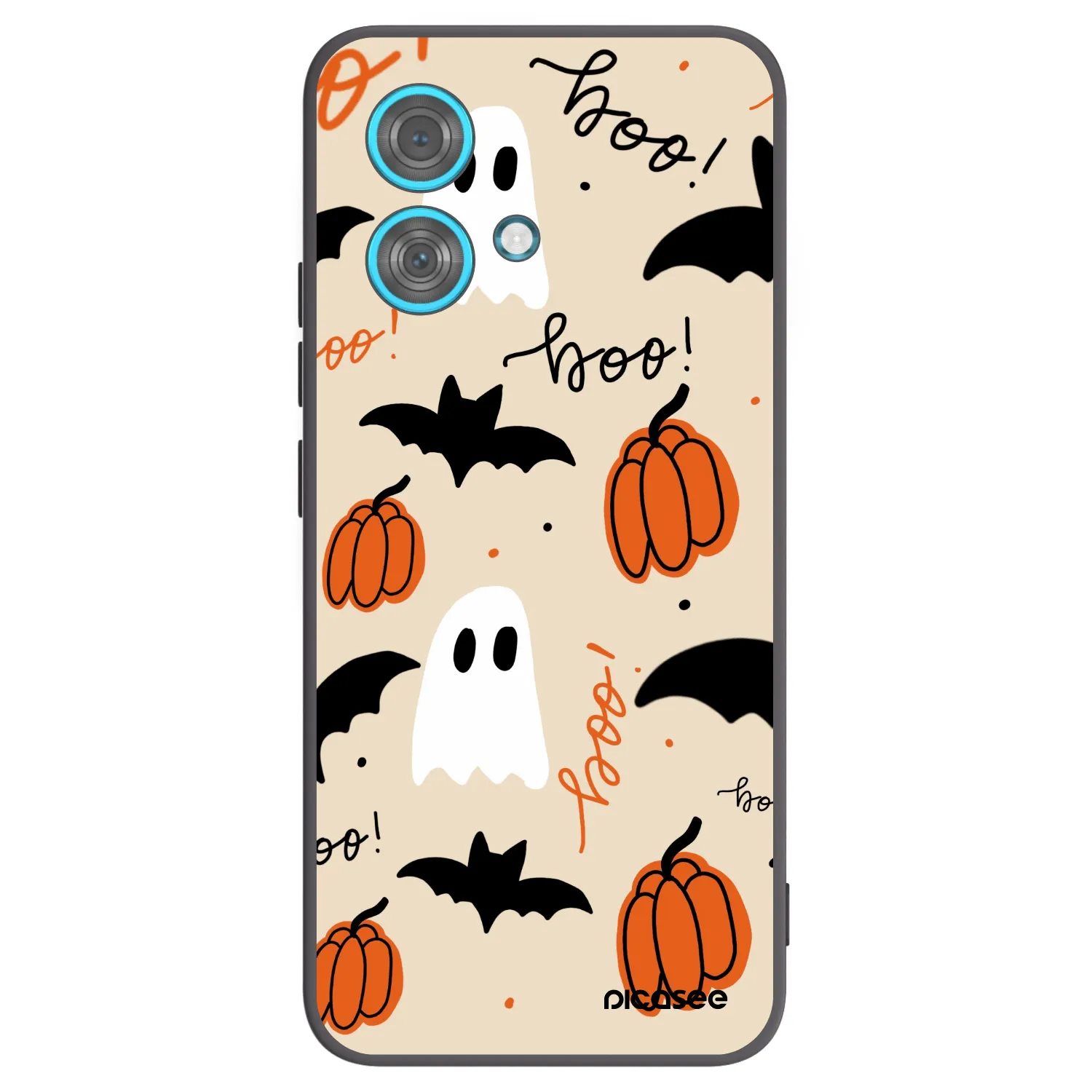 Picasee fekete szilikon tok az alábbi mobiltelefonokra Motorola Edge 40 Neo - Halloween 26