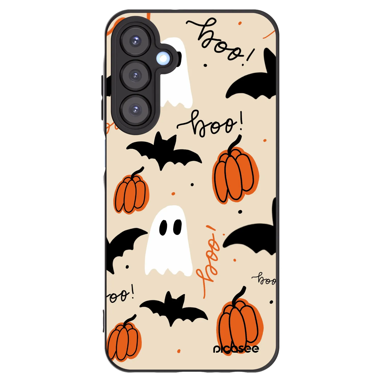 Picasee fekete szilikon tok az alábbi mobiltelefonokra Samsung Galaxy A25 A256B 5G - Halloween 26