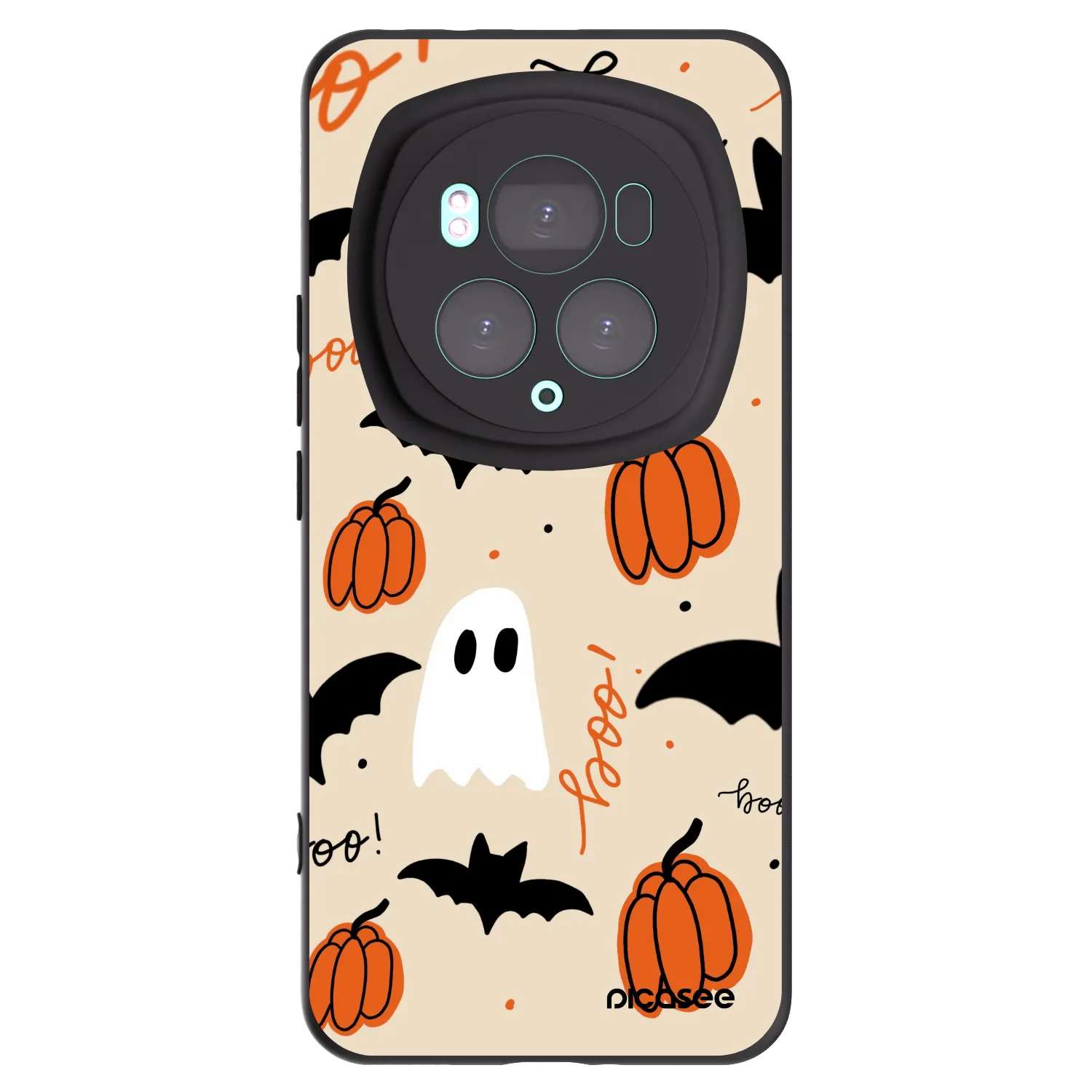 Picasee fekete szilikon tok az alábbi mobiltelefonokra Honor Magic6 Pro - Halloween 26