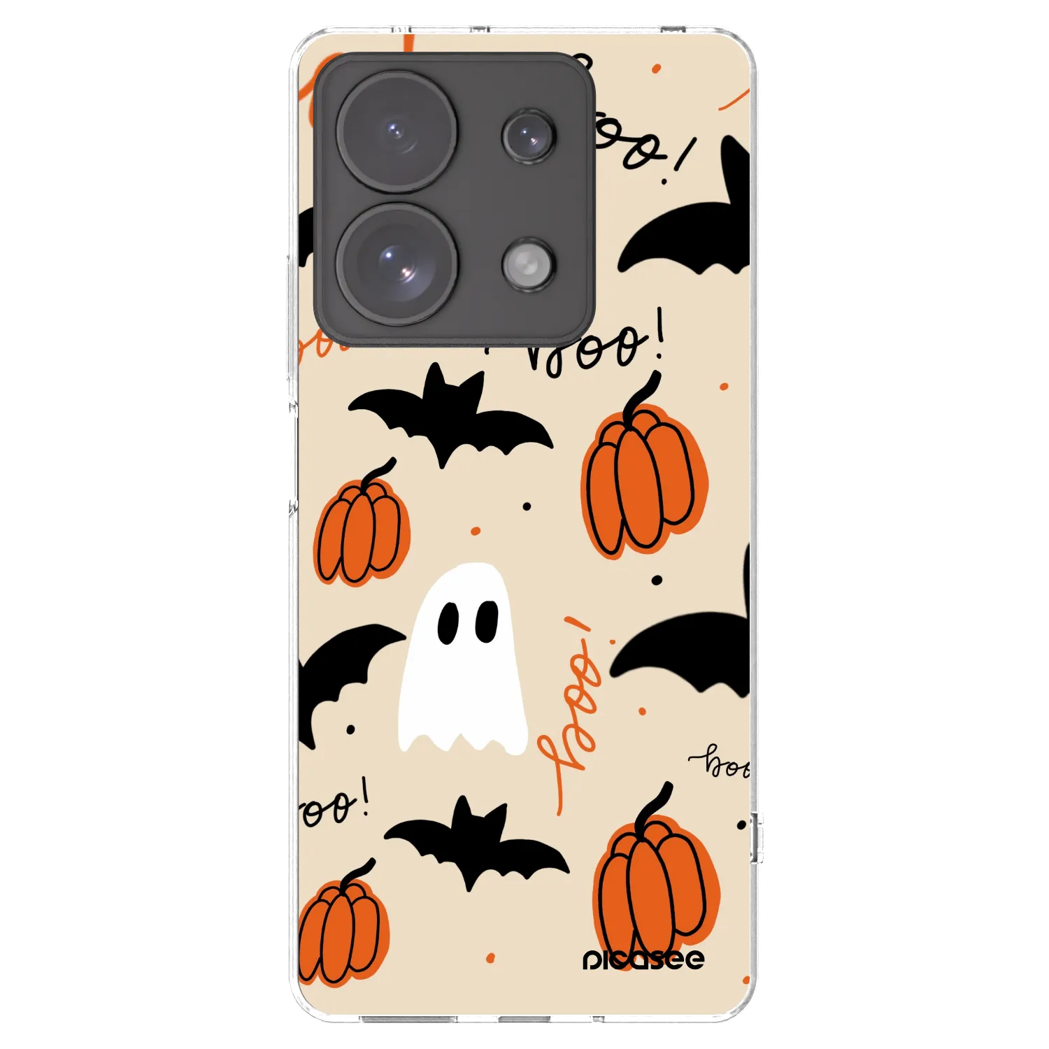 Picasee átlátszó szilikon tok az alábbi mobiltelefonokra Xiaomi Redmi Note 13 Pro 4G - Halloween 26