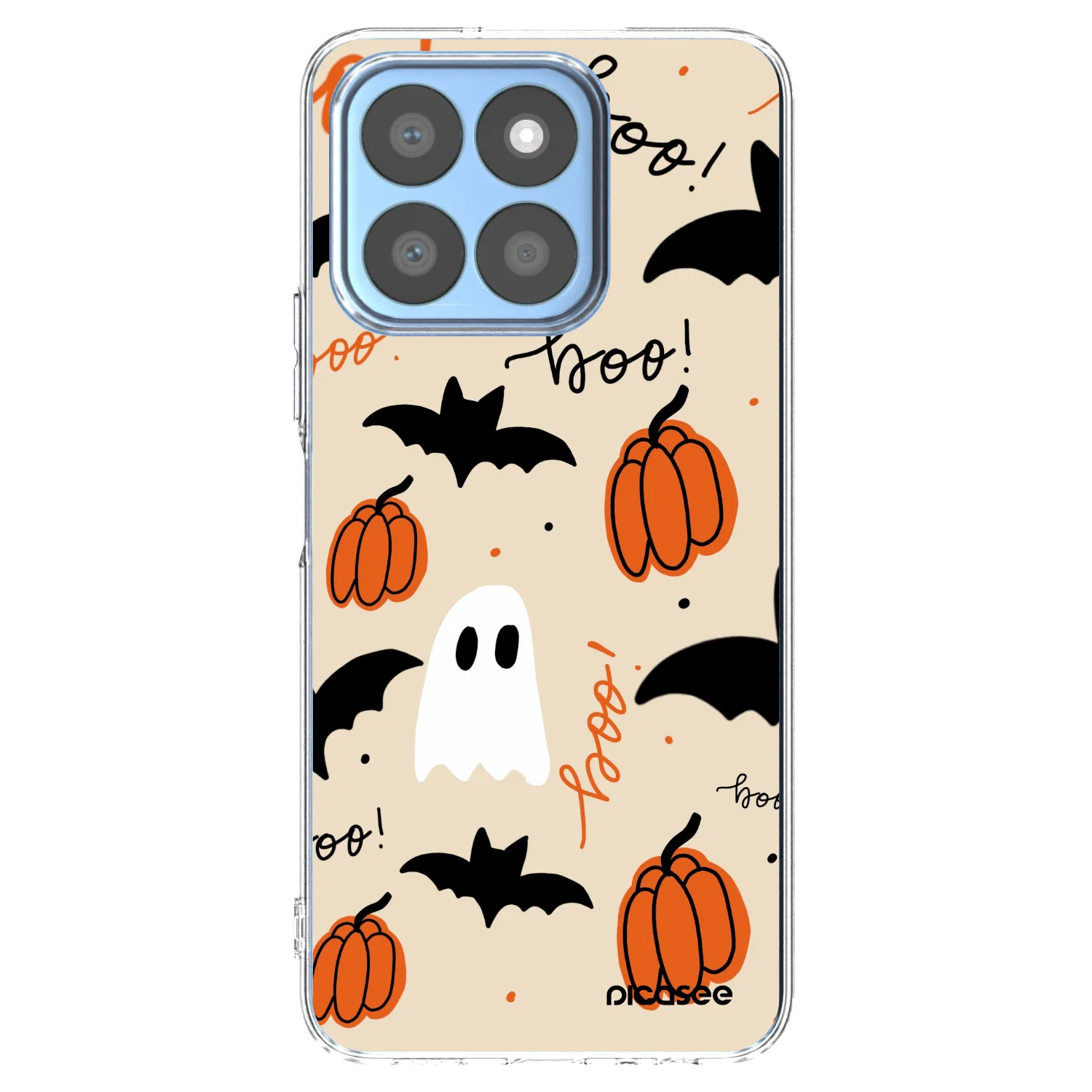 Picasee átlátszó szilikon tok az alábbi mobiltelefonokra Honor X8b - Halloween 26