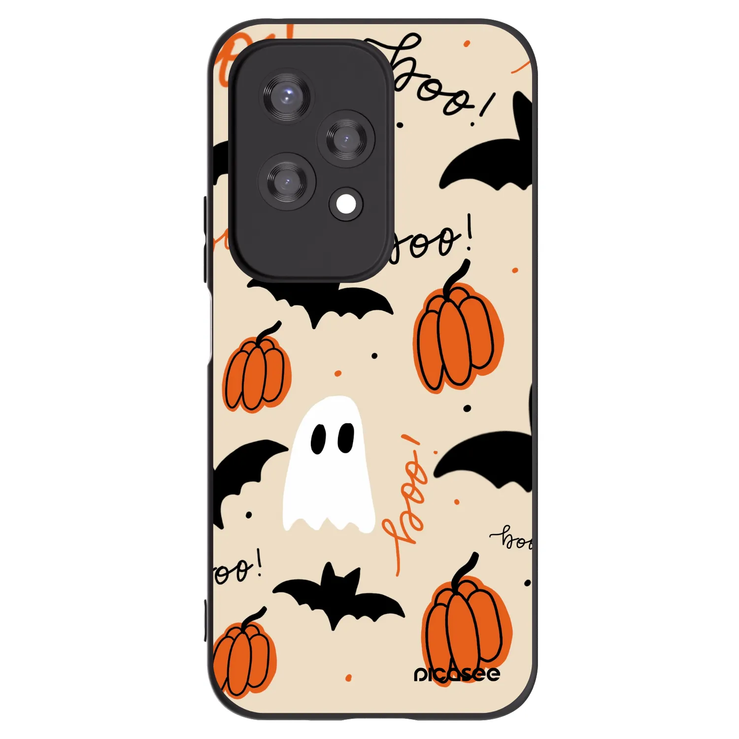 Picasee fekete szilikon tok az alábbi mobiltelefonokra Honor 200 Lite - Halloween 26