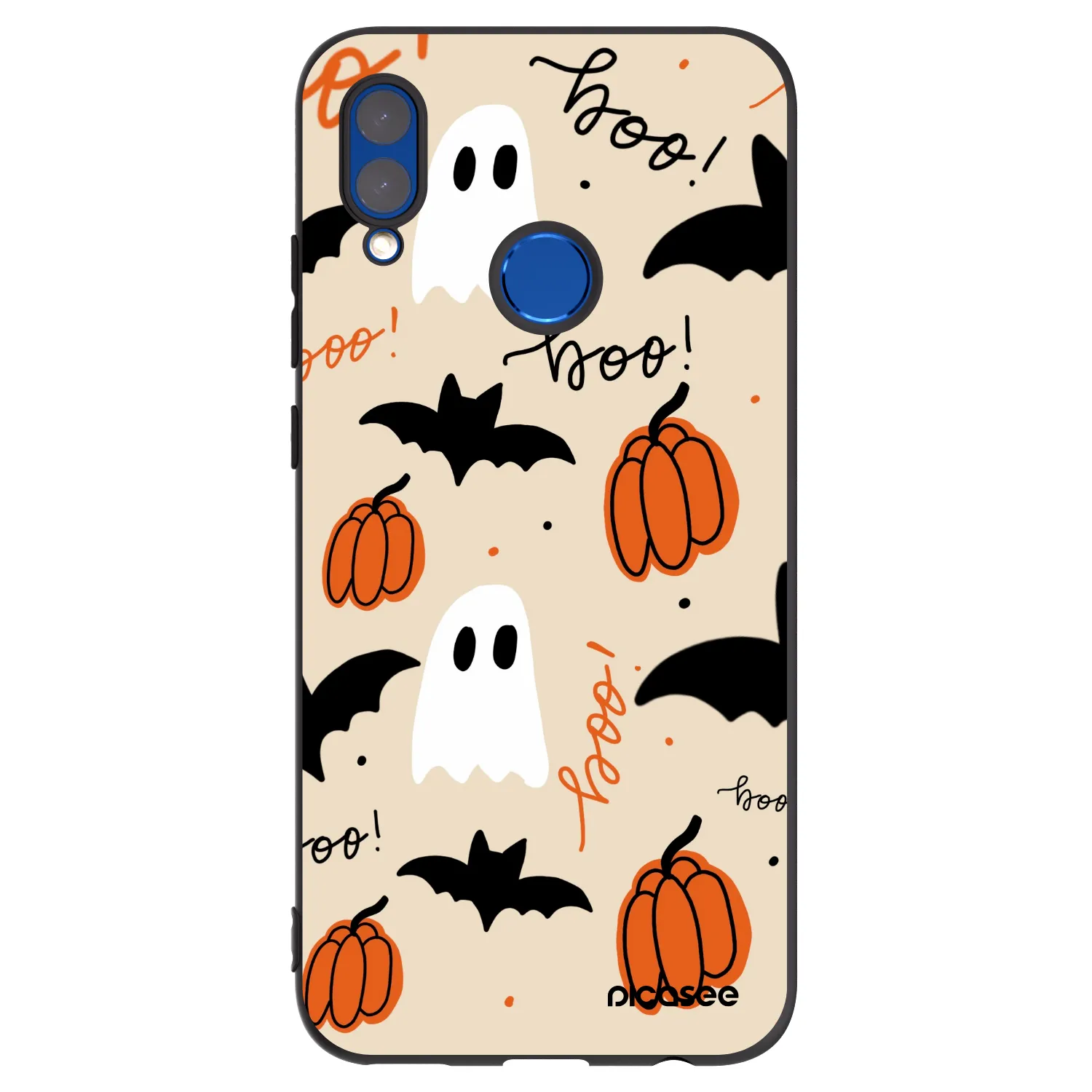 Picasee fekete szilikon tok az alábbi mobiltelefonokra Honor 10 Lite - Halloween 26