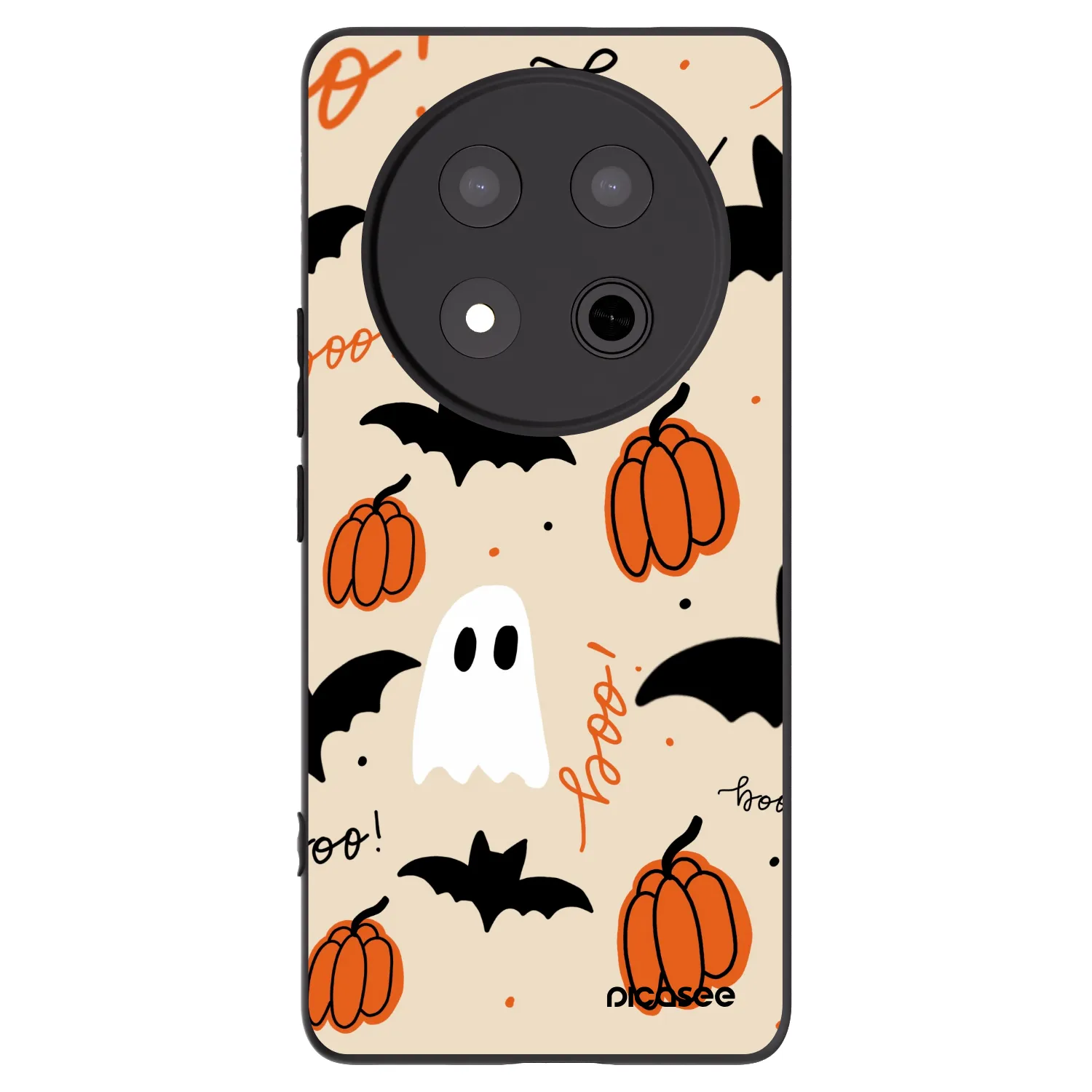 Picasee fekete szilikon tok az alábbi mobiltelefonokra Honor Magic7 Lite 5G - Halloween 26