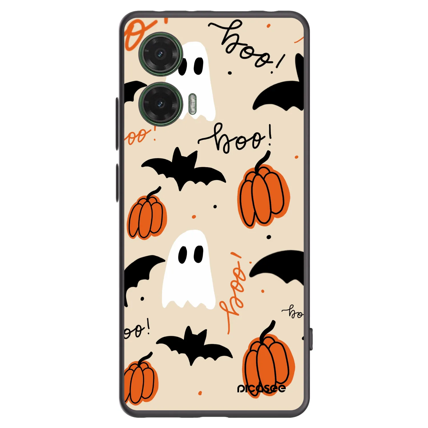 Picasee fekete szilikon tok az alábbi mobiltelefonokra Motorola Moto G35 5G - Halloween 26