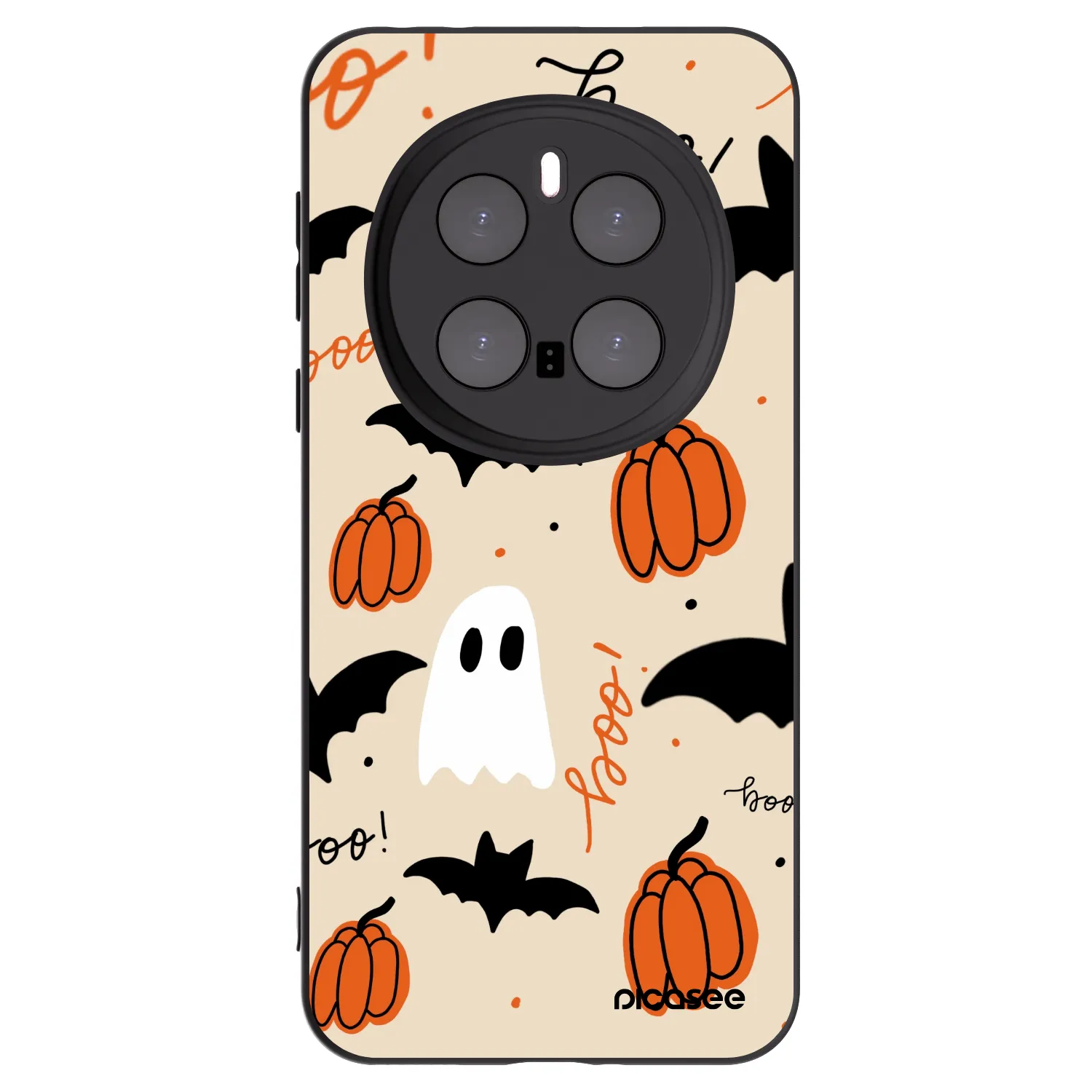 Picasee fekete szilikon tok az alábbi mobiltelefonokra Honor Magic7 Pro 5G - Halloween 26