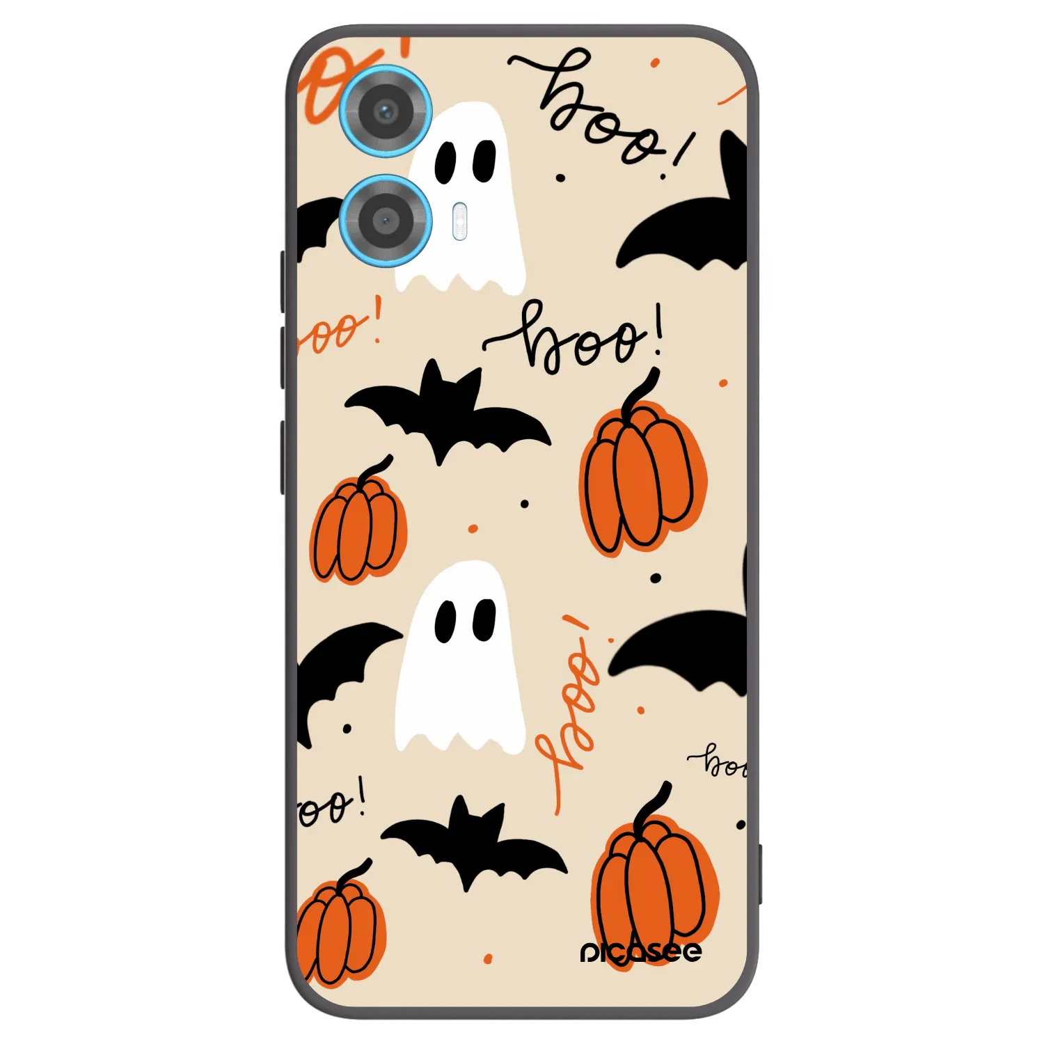 Picasee fekete szilikon tok az alábbi mobiltelefonokra Motorola Moto G34 5G - Halloween 26