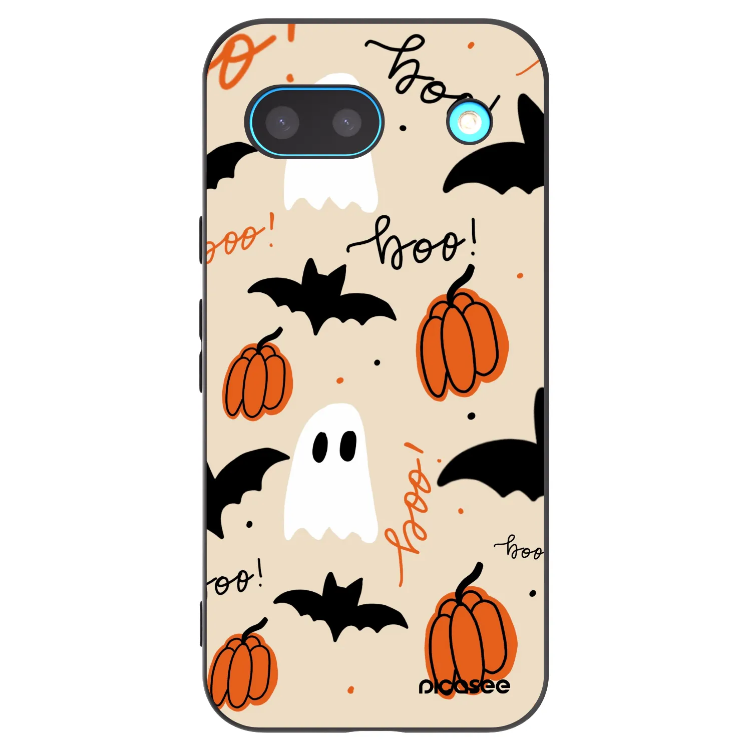 Picasee fekete szilikon tok az alábbi mobiltelefonokra Google Pixel 8a - Halloween 26
