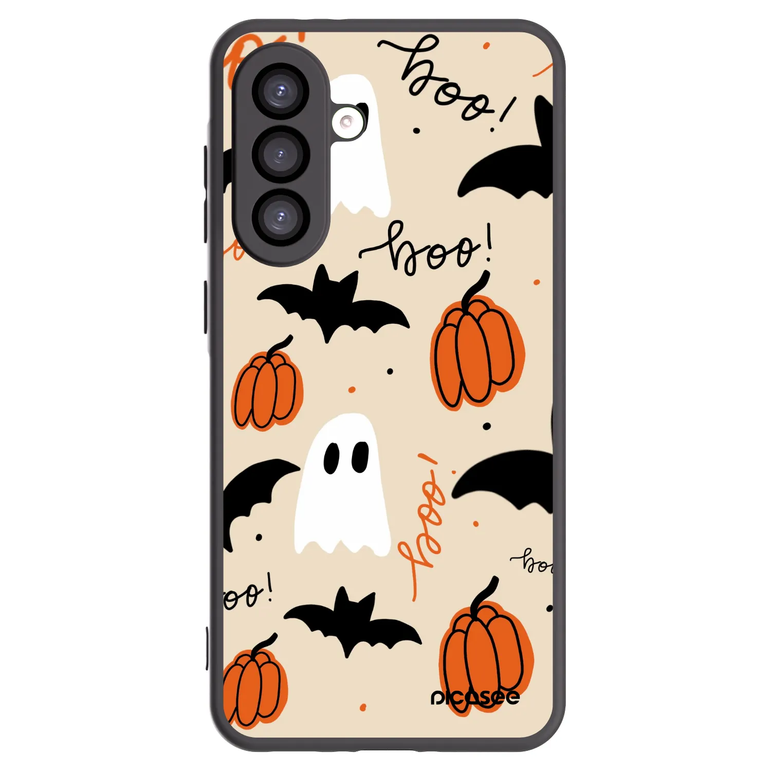 Picasee fekete szilikon tok az alábbi mobiltelefonokra Samsung Galaxy A26 5G A266B - Halloween 26