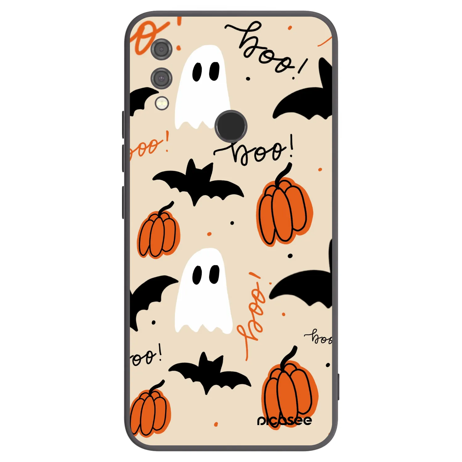 Picasee fekete szilikon tok az alábbi mobiltelefonokra Xiaomi Redmi Note 7 - Halloween 26