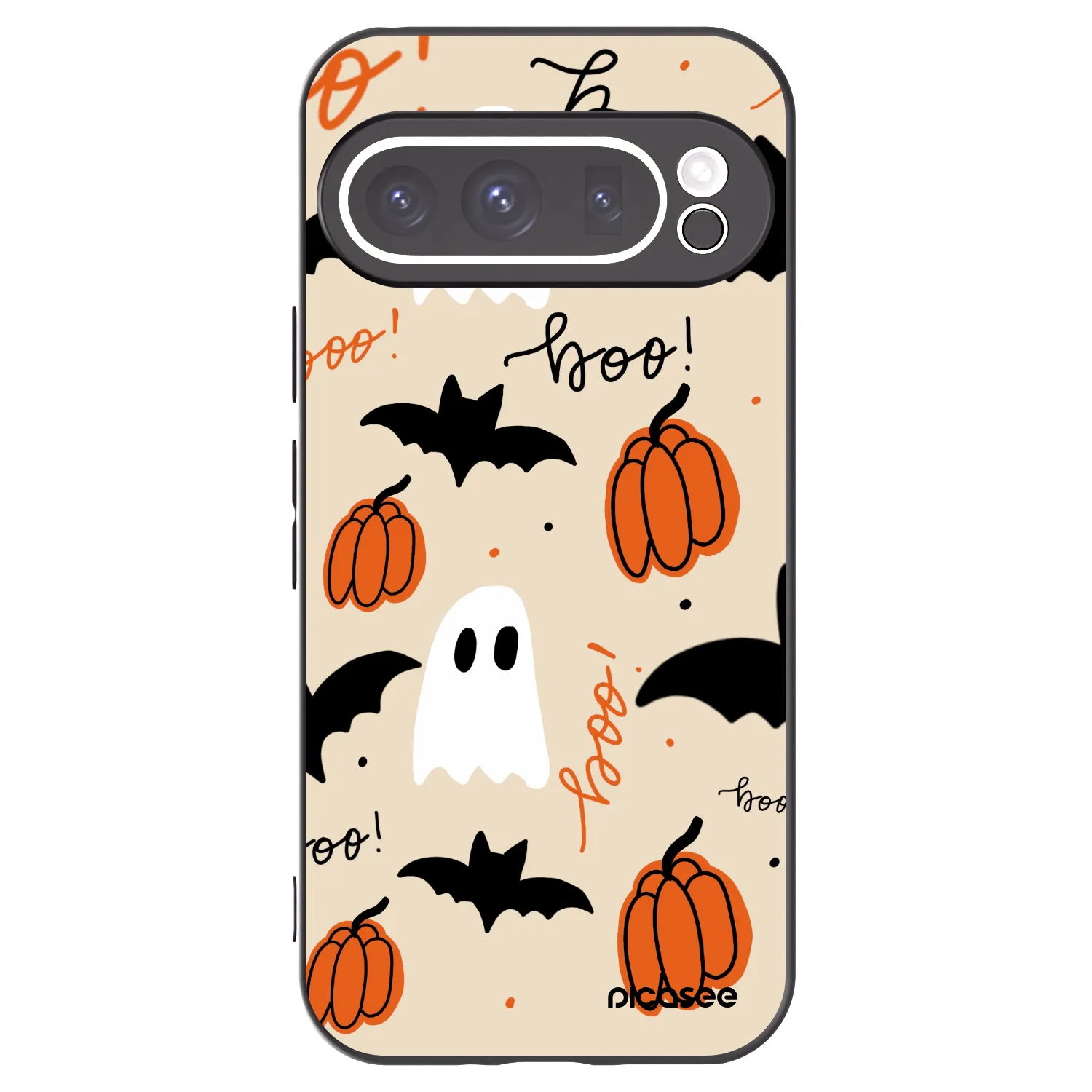 Picasee fekete szilikon tok az alábbi mobiltelefonokra Google Pixel 9 Pro - Halloween 26