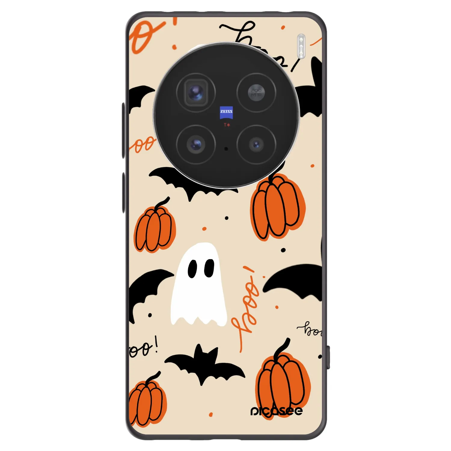 Picasee fekete szilikon tok az alábbi mobiltelefonokra Vivo X200 Pro - Halloween 26