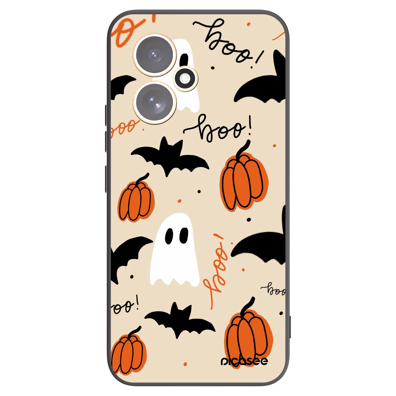 Picasee fekete szilikon tok az alábbi mobiltelefonokra Honor 400 5G - Halloween 26