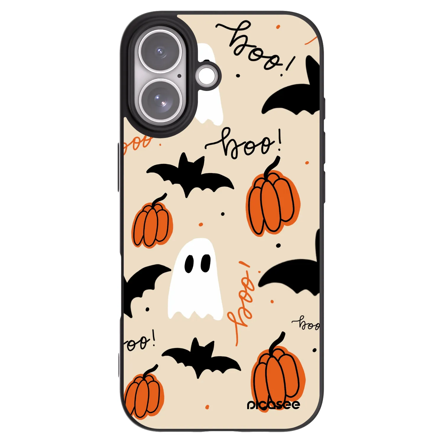 Picasee fekete szilikon tok az alábbi mobiltelefonokra Apple iPhone 17 - Halloween 26