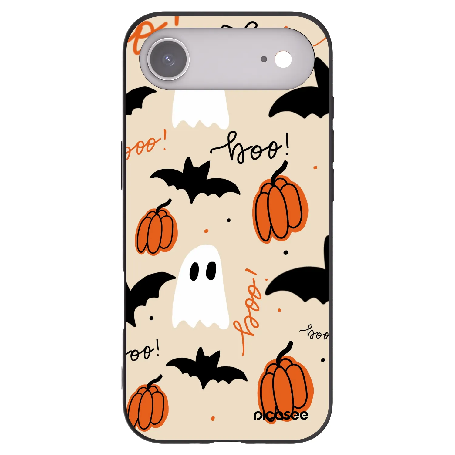 Picasee fekete szilikon tok az alábbi mobiltelefonokra Apple iPhone Air - Halloween 26