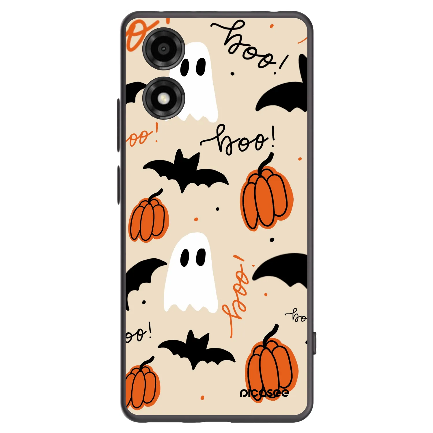 Picasee fekete szilikon tok az alábbi mobiltelefonokra Motorola Moto E14 - Halloween 26
