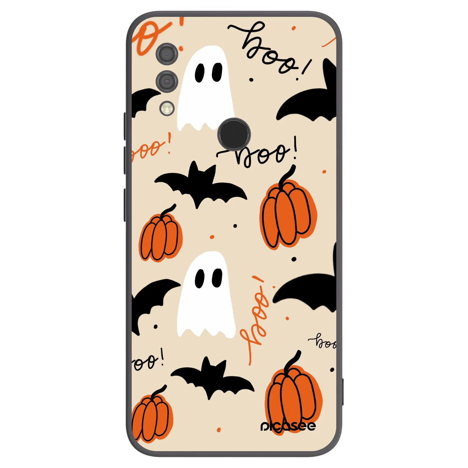 Picasee fekete szilikon tok az alábbi mobiltelefonokra Xiaomi Redmi 7 - Halloween 26