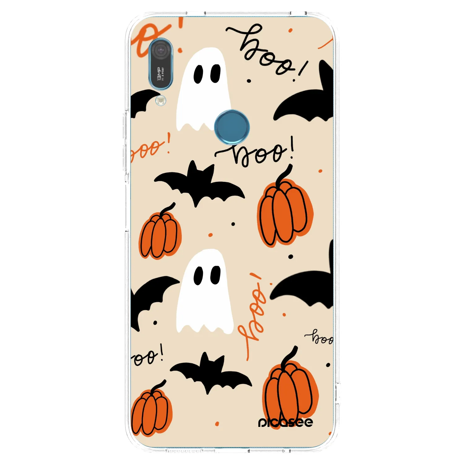 Picasee átlátszó szilikon tok az alábbi mobiltelefonokra Huawei Y6 2019 - Halloween 26