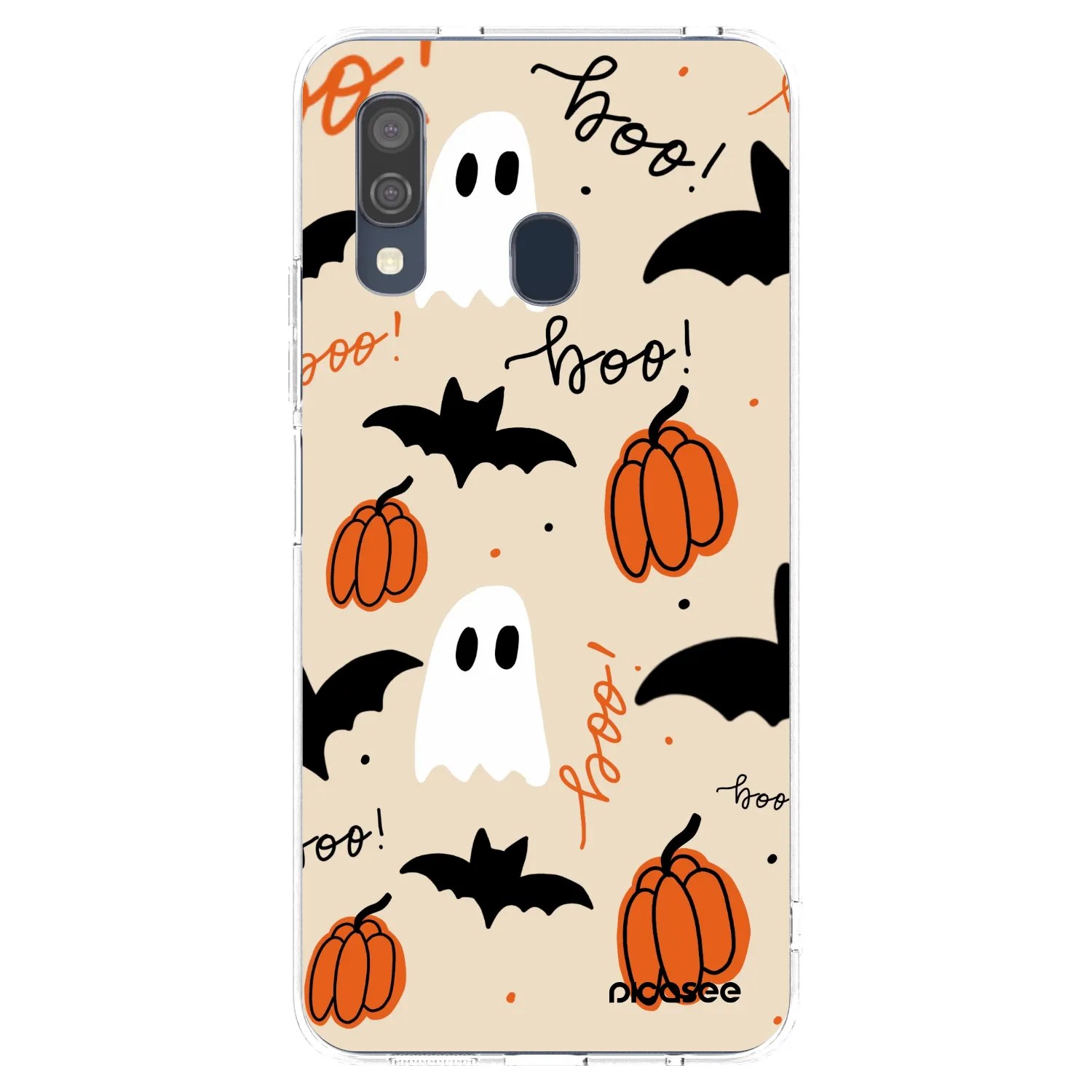 Picasee átlátszó szilikon tok az alábbi mobiltelefonokra Samsung Galaxy A40 A405F - Halloween 26