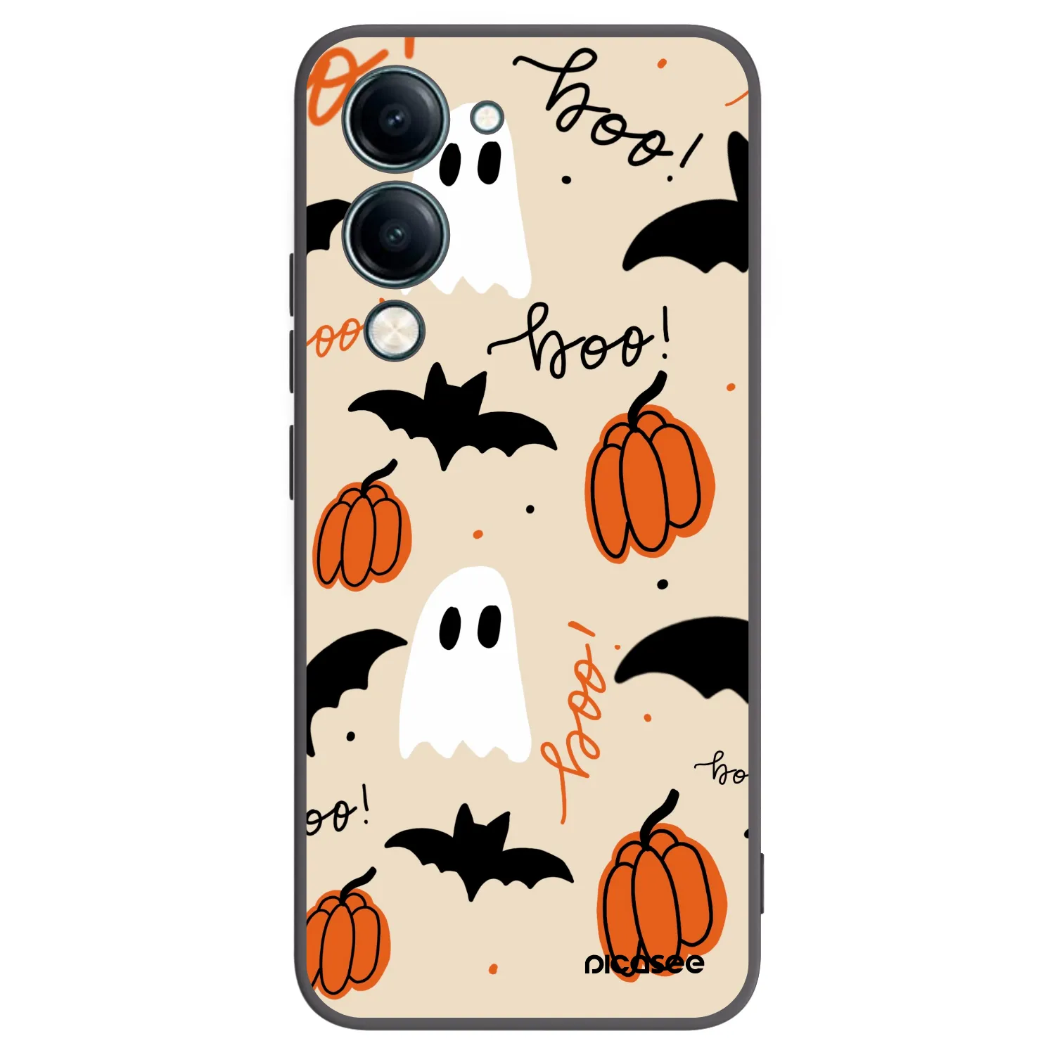 Picasee fekete szilikon tok az alábbi mobiltelefonokra Vivo Y29s 5G - Halloween 26