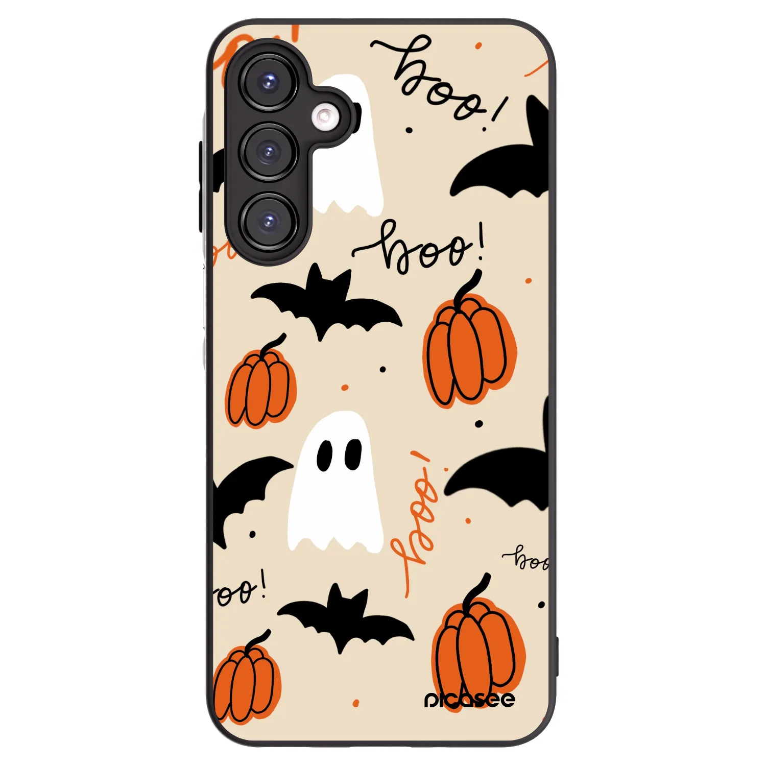Picasee fekete szilikon tok az alábbi mobiltelefonokra Samsung Galaxy A16 4G - Halloween 26
