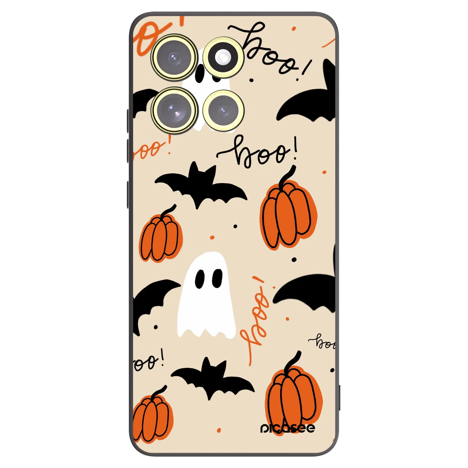 Picasee fekete szilikon tok az alábbi mobiltelefonokra Motorola Moto G86 Power 5G - Halloween 26